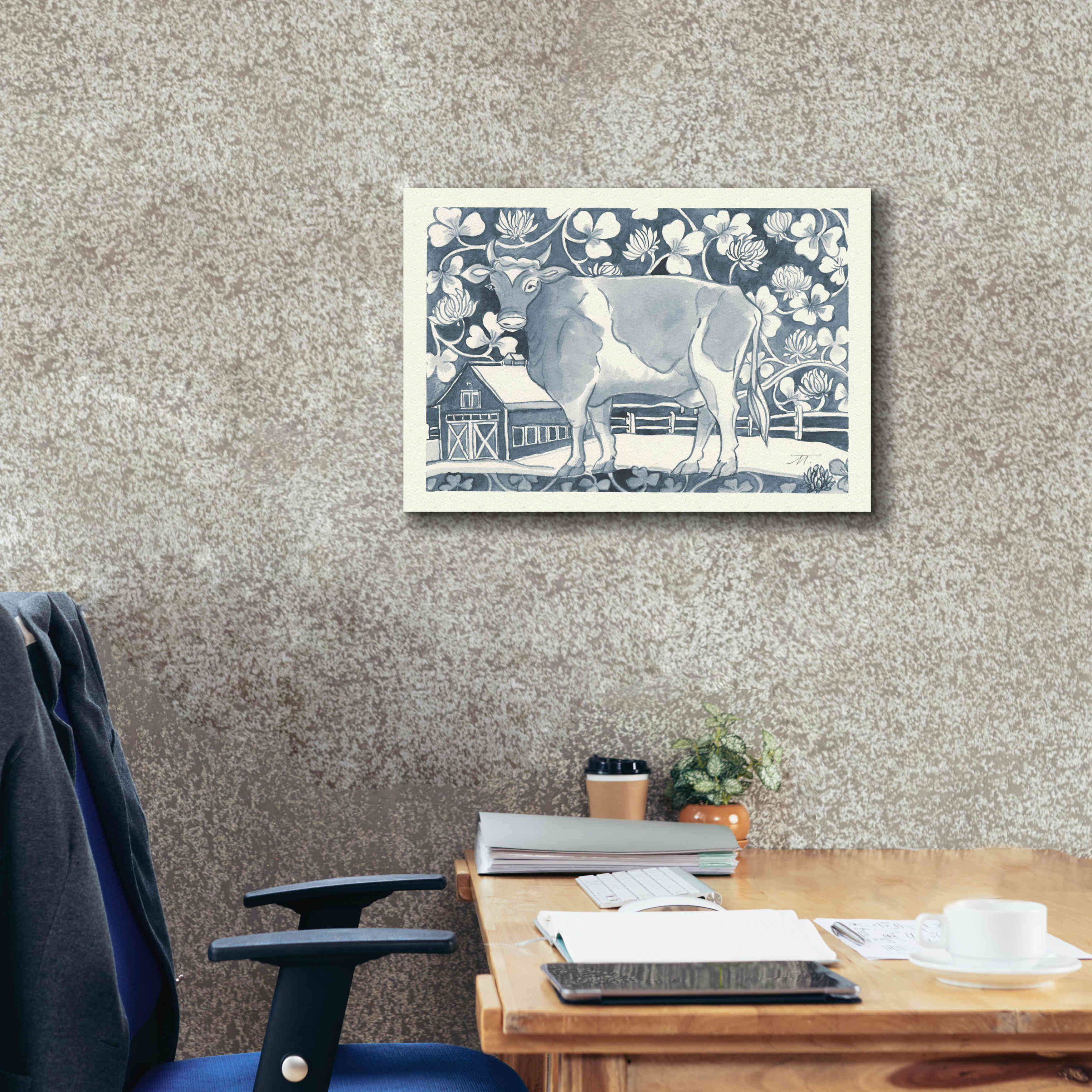 'Farm Life II v2' by Miranda Thomas, Giclee Canvas Wall Art,26x18