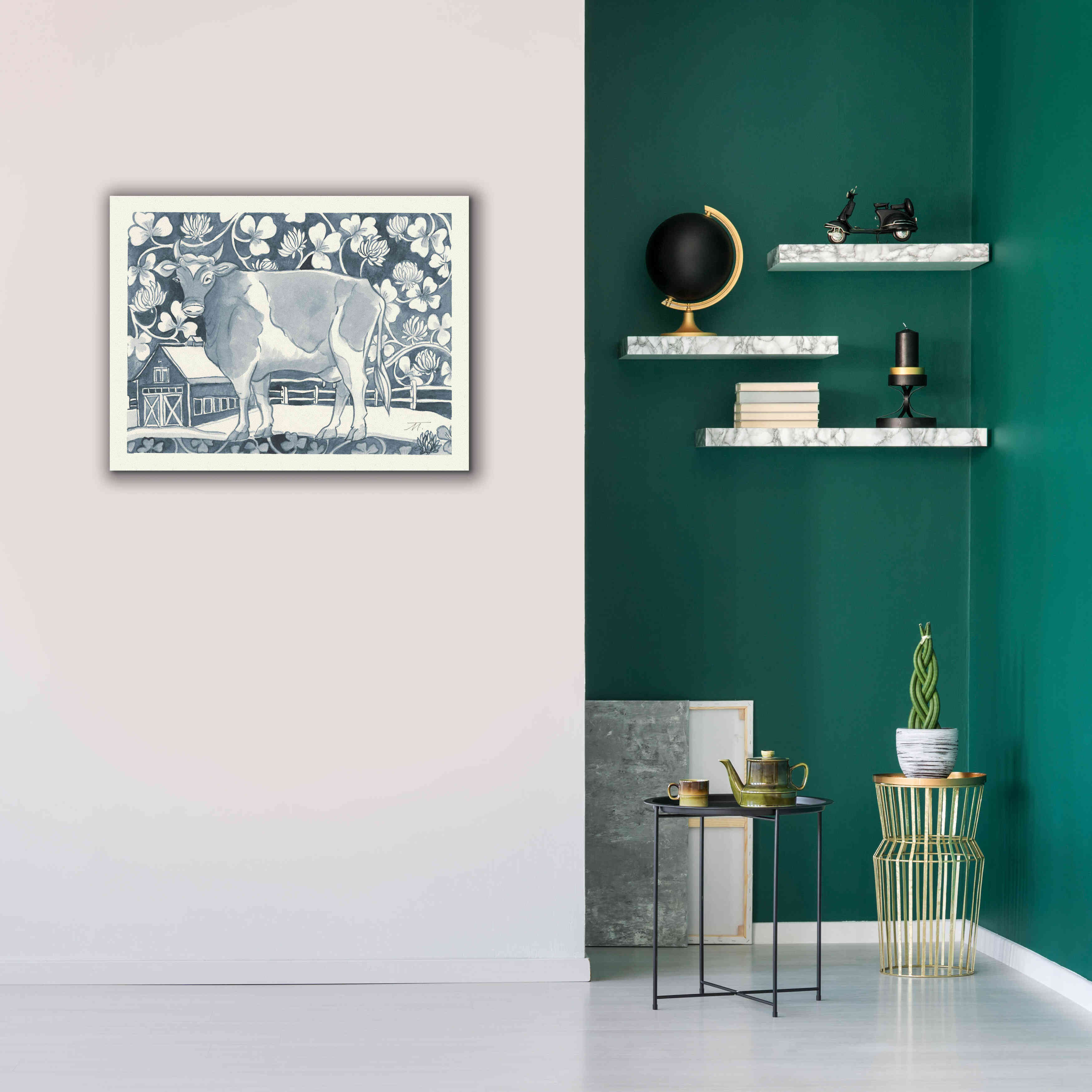 'Farm Life II v2' by Miranda Thomas, Giclee Canvas Wall Art,34x26