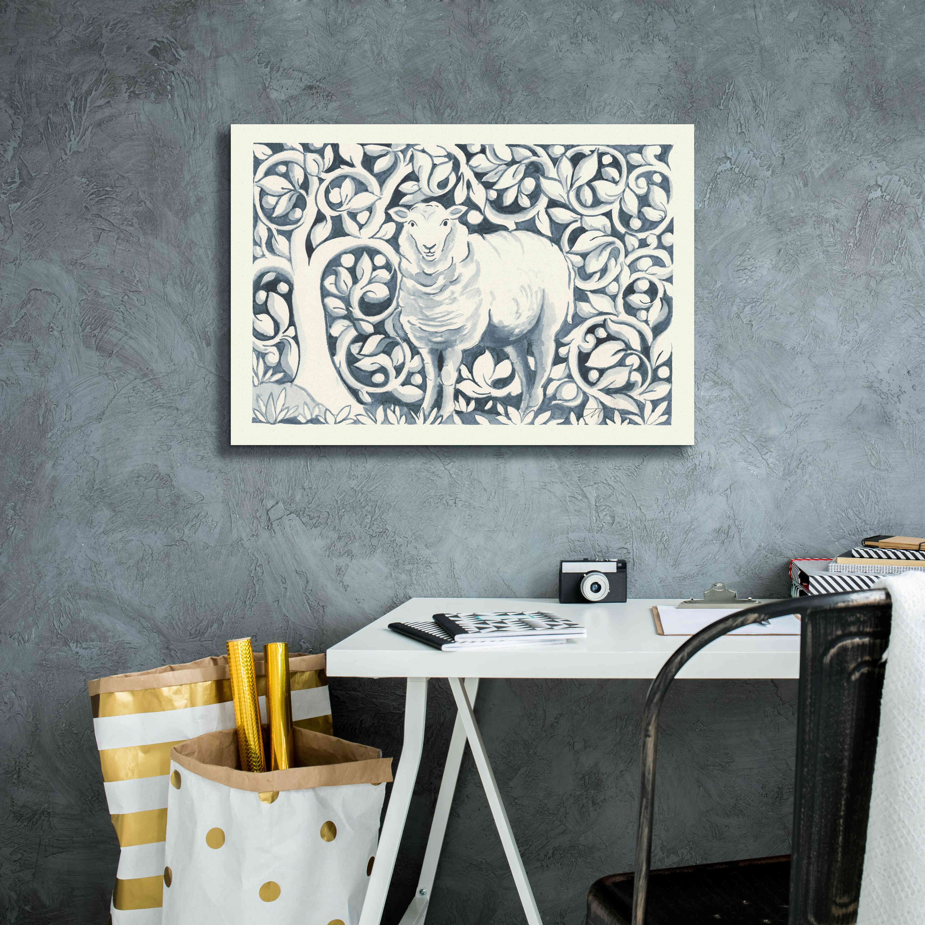 'Farm Life V v2' by Miranda Thomas, Giclee Canvas Wall Art,26x18