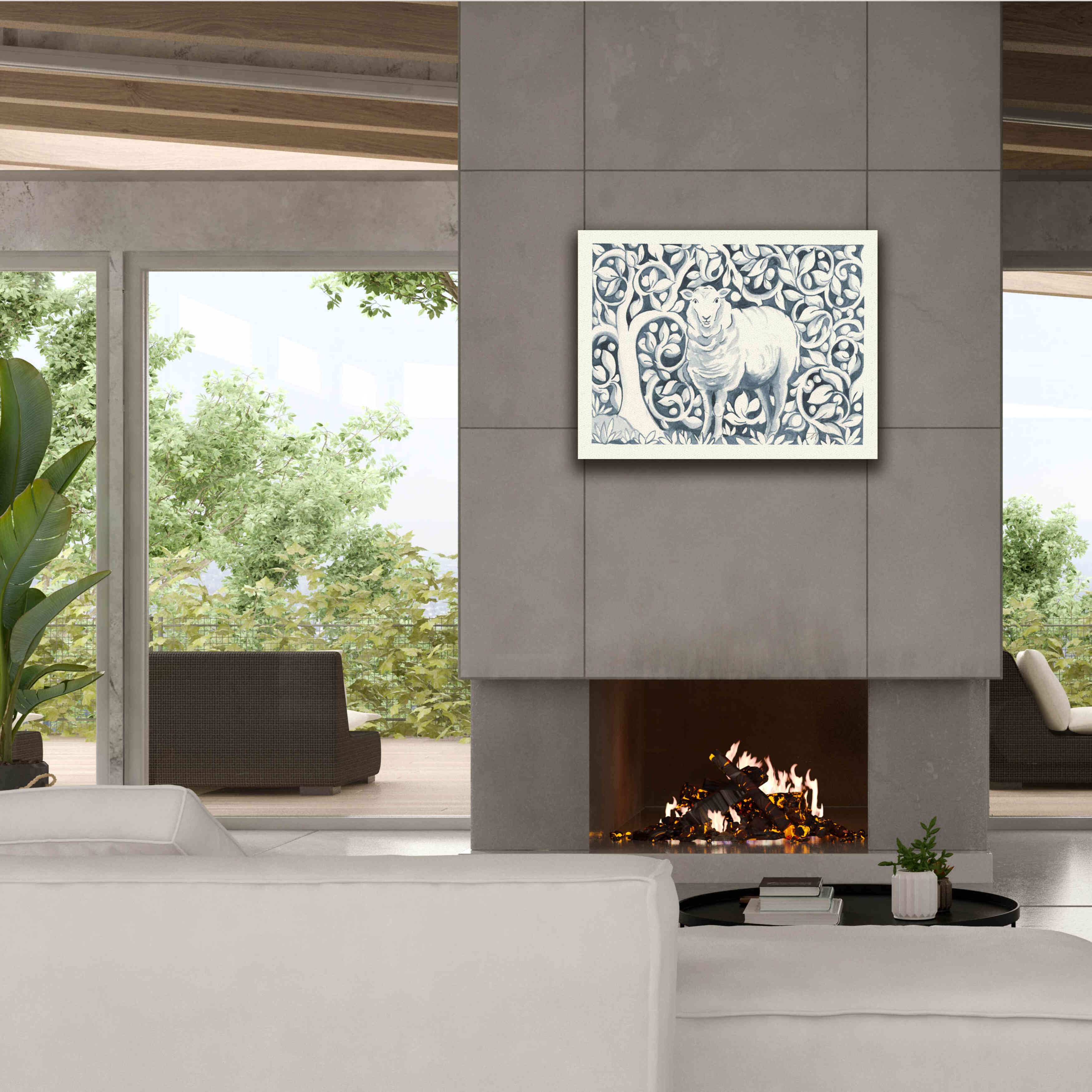 'Farm Life V v2' by Miranda Thomas, Giclee Canvas Wall Art,34x26