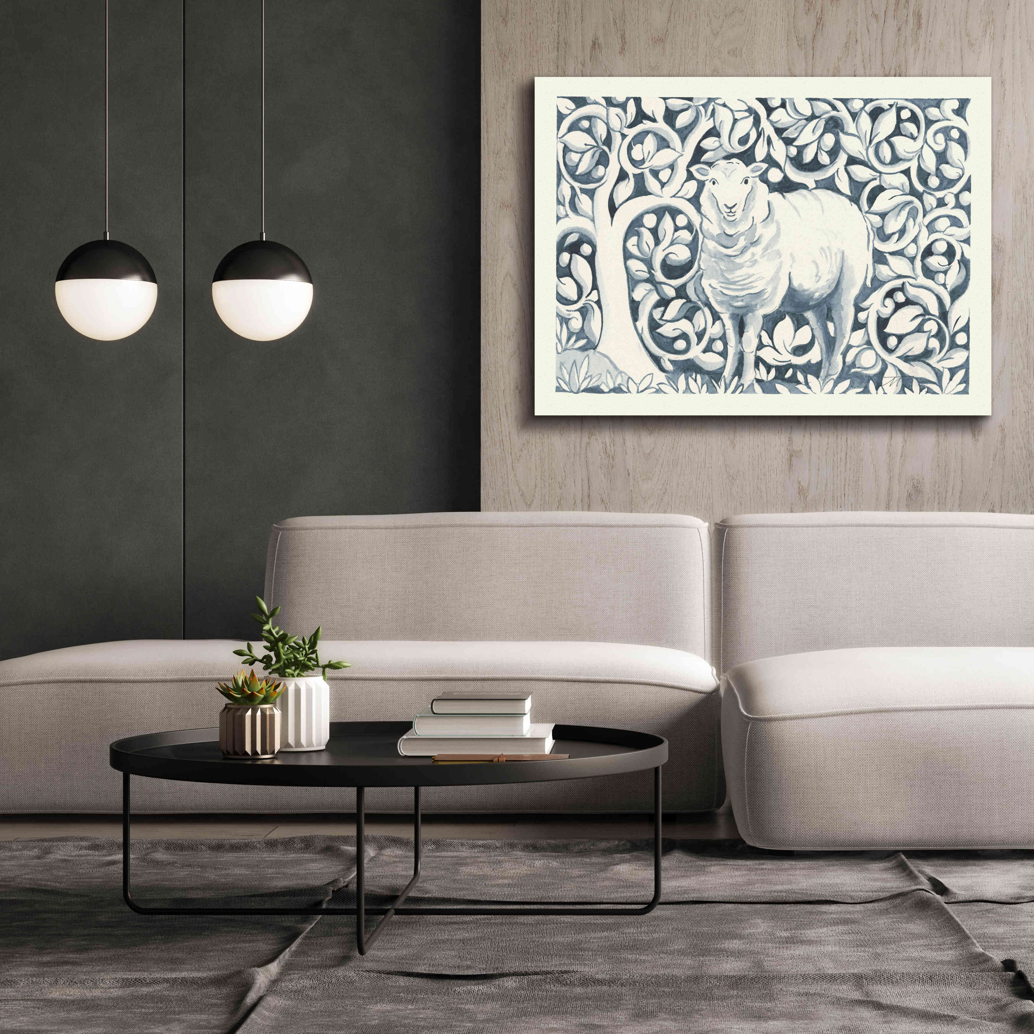 'Farm Life V v2' by Miranda Thomas, Giclee Canvas Wall Art,54x40