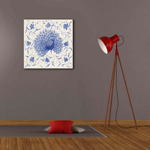 'Peacock Garden I' by Miranda Thomas, Giclee Canvas Wall Art,26x26