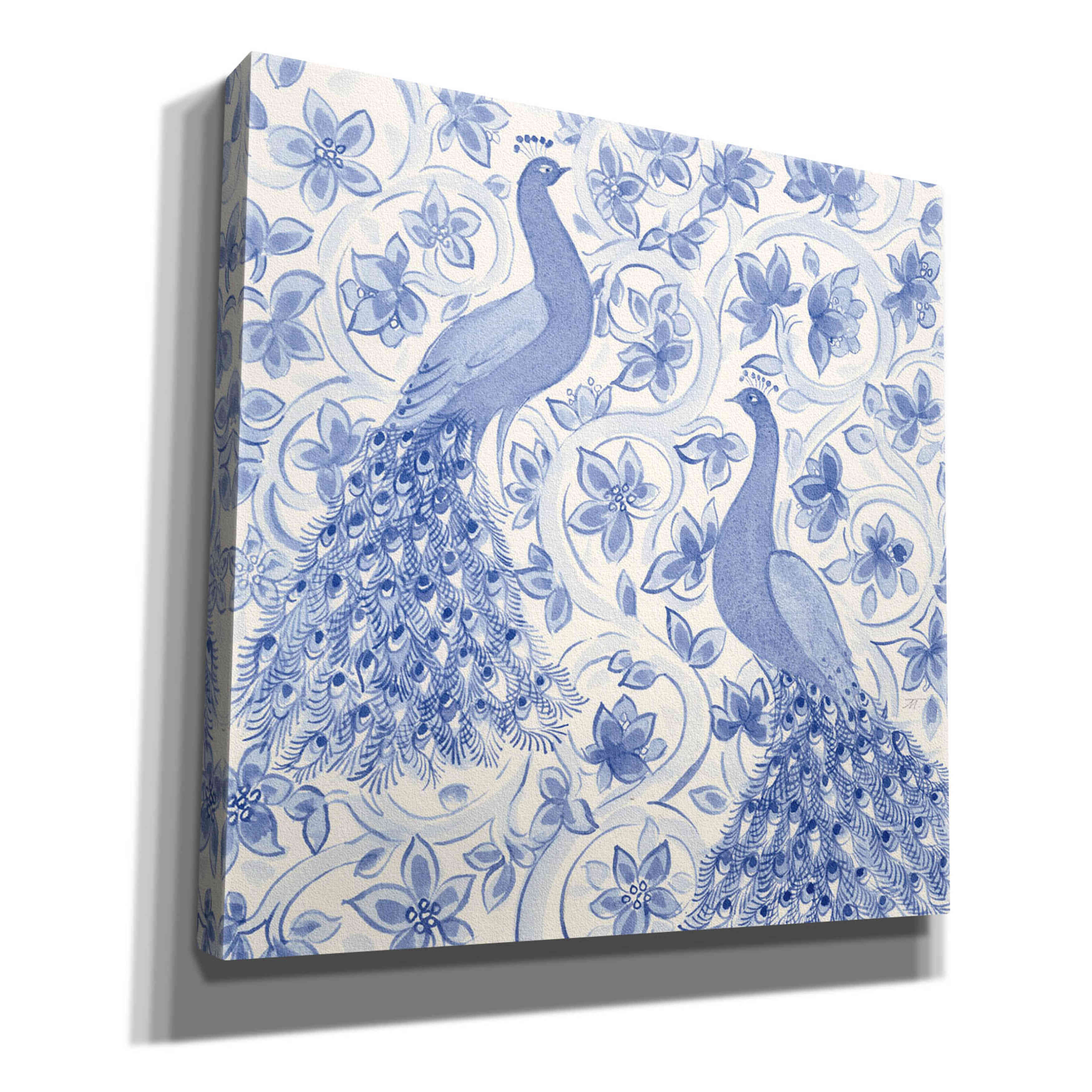 'Peacock Garden II' by Miranda Thomas, Giclee Canvas Wall Art