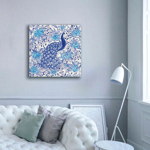 'Peacock Garden III' by Miranda Thomas, Giclee Canvas Wall Art,37x37