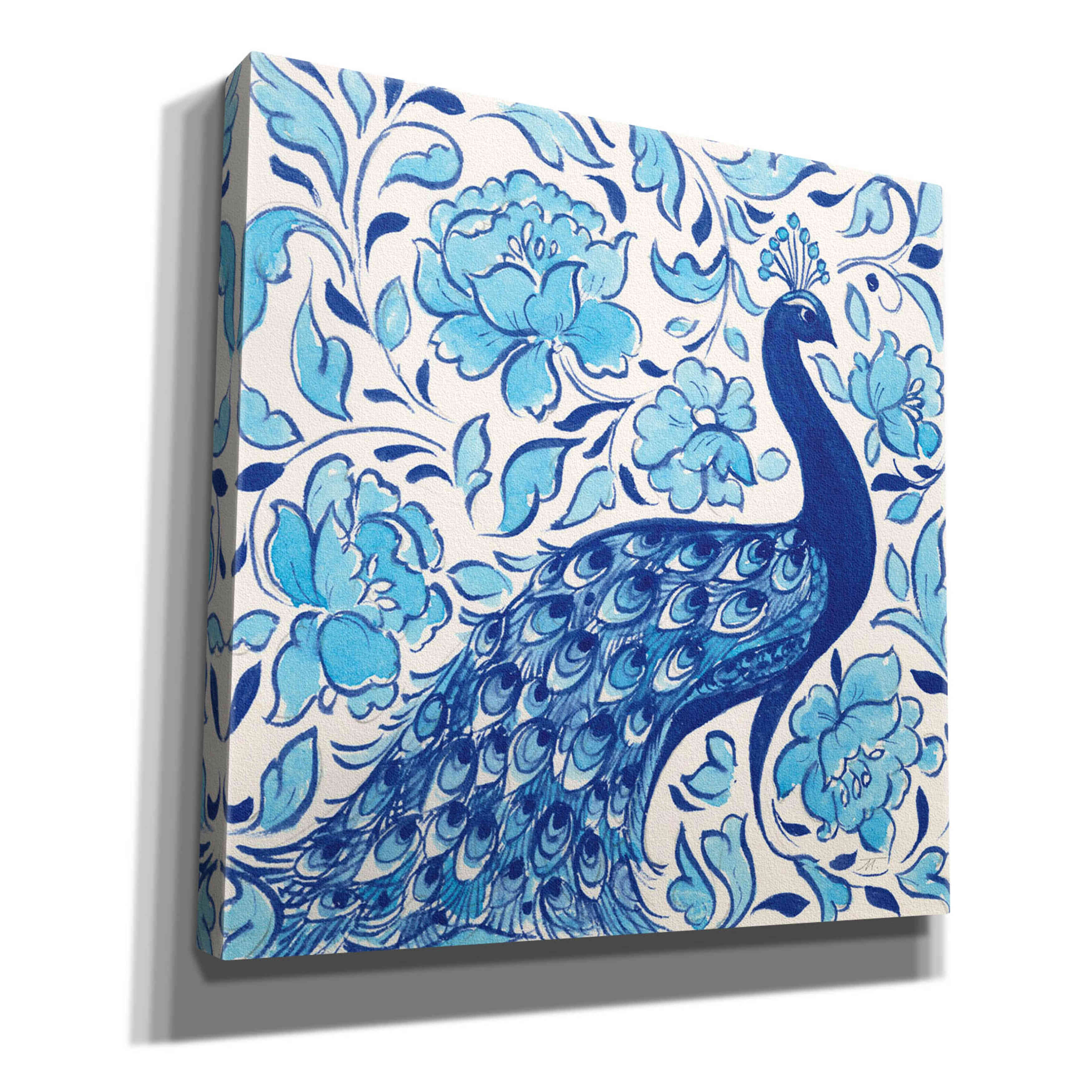 'Peacock Garden IV' by Miranda Thomas, Giclee Canvas Wall Art