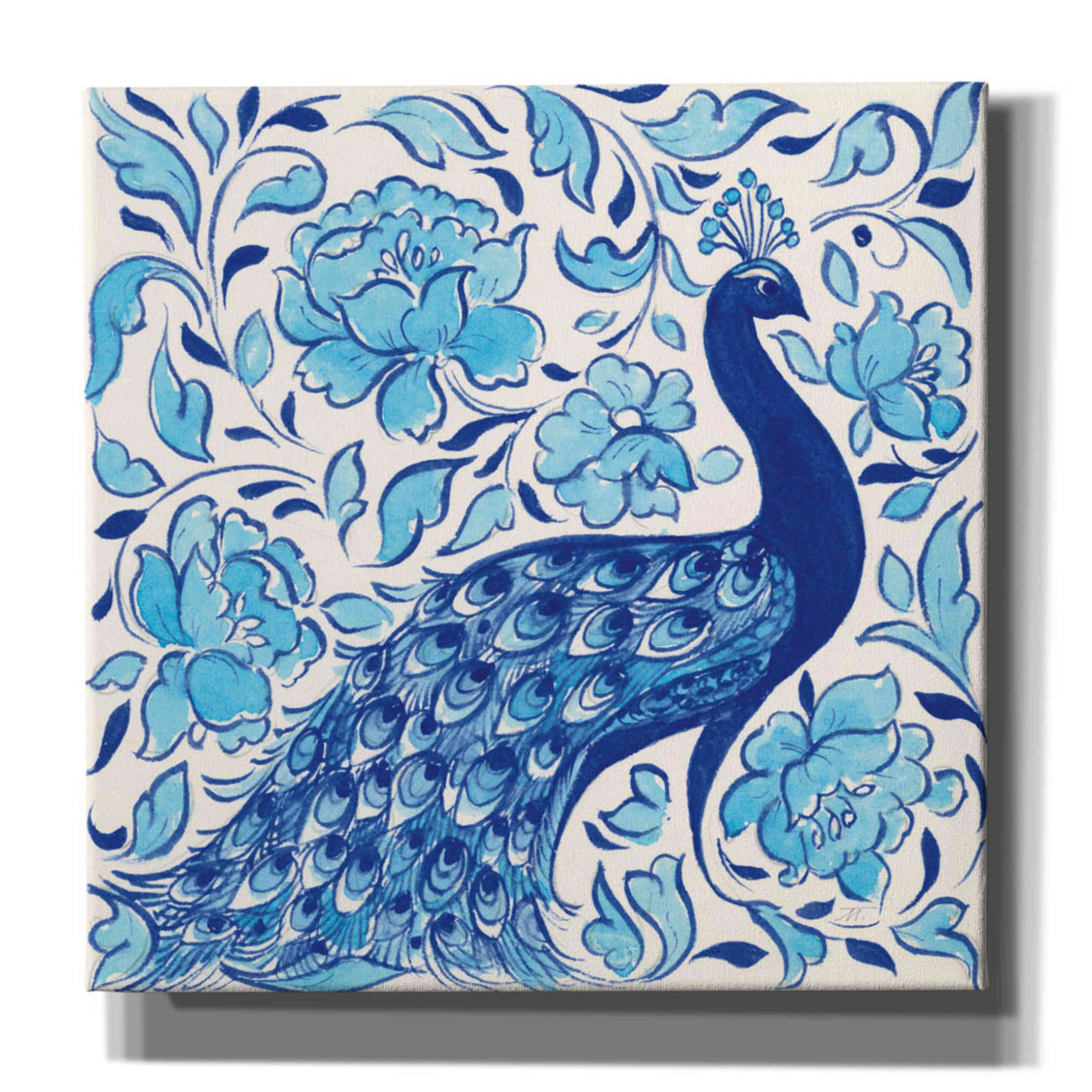 'Peacock Garden IV' by Miranda Thomas, Giclee Canvas Wall Art
