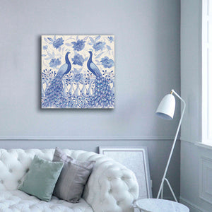 'Peacock Garden VI' by Miranda Thomas, Giclee Canvas Wall Art,37x37