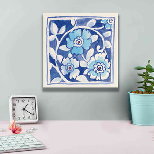 'Peacock Garden IX' by Miranda Thomas, Giclee Canvas Wall Art,12x12
