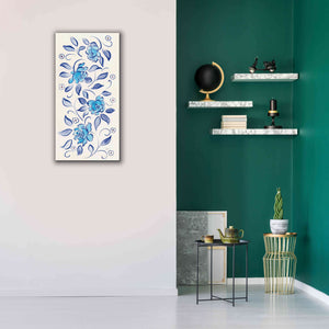 'Peacock Garden X' by Miranda Thomas, Giclee Canvas Wall Art,20x40