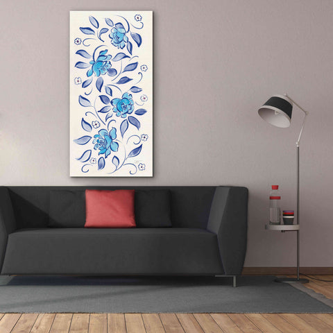 Image of 'Peacock Garden X' by Miranda Thomas, Giclee Canvas Wall Art,30x60