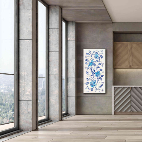 Image of 'Peacock Garden X' by Miranda Thomas, Giclee Canvas Wall Art,30x60