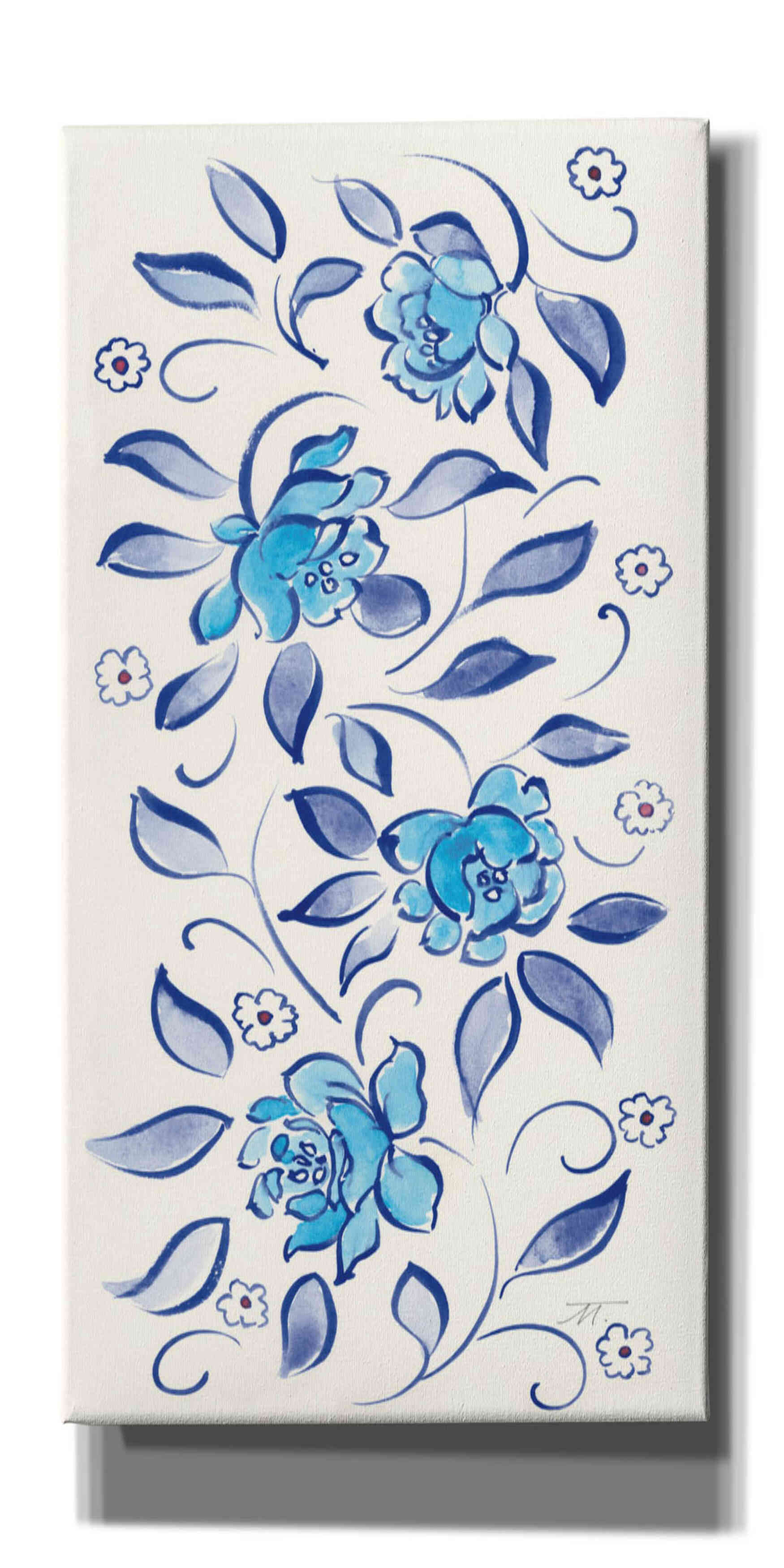 'Peacock Garden X' by Miranda Thomas, Giclee Canvas Wall Art