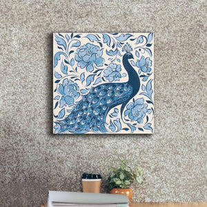 'Peacock Garden IV v2' by Miranda Thomas, Giclee Canvas Wall Art,18x18