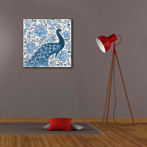 'Peacock Garden IV v2' by Miranda Thomas, Giclee Canvas Wall Art,26x26