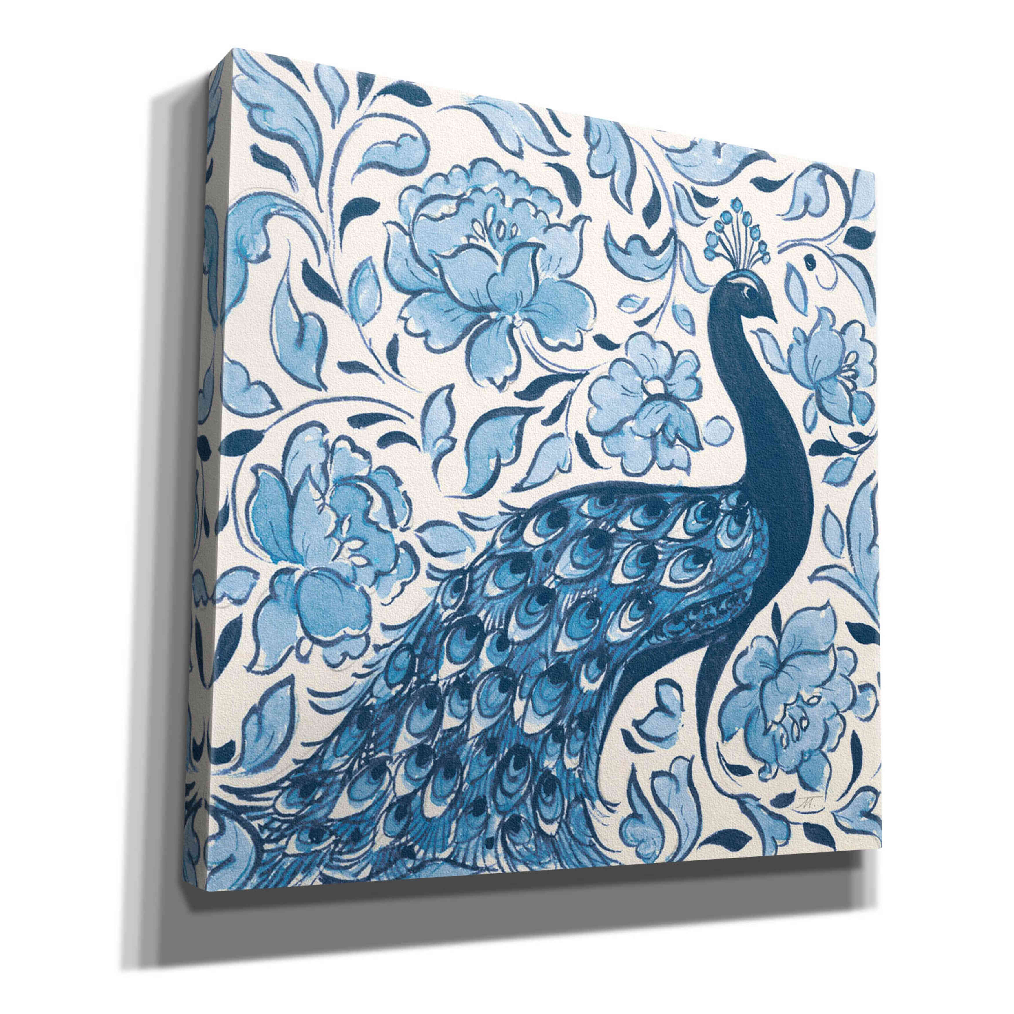 'Peacock Garden IV v2' by Miranda Thomas, Giclee Canvas Wall Art