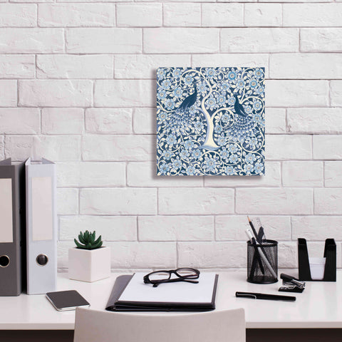 Image of 'Peacock Garden VII v2' by Miranda Thomas, Giclee Canvas Wall Art,12x12