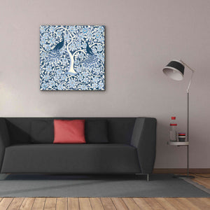 'Peacock Garden VII v2' by Miranda Thomas, Giclee Canvas Wall Art,37x37