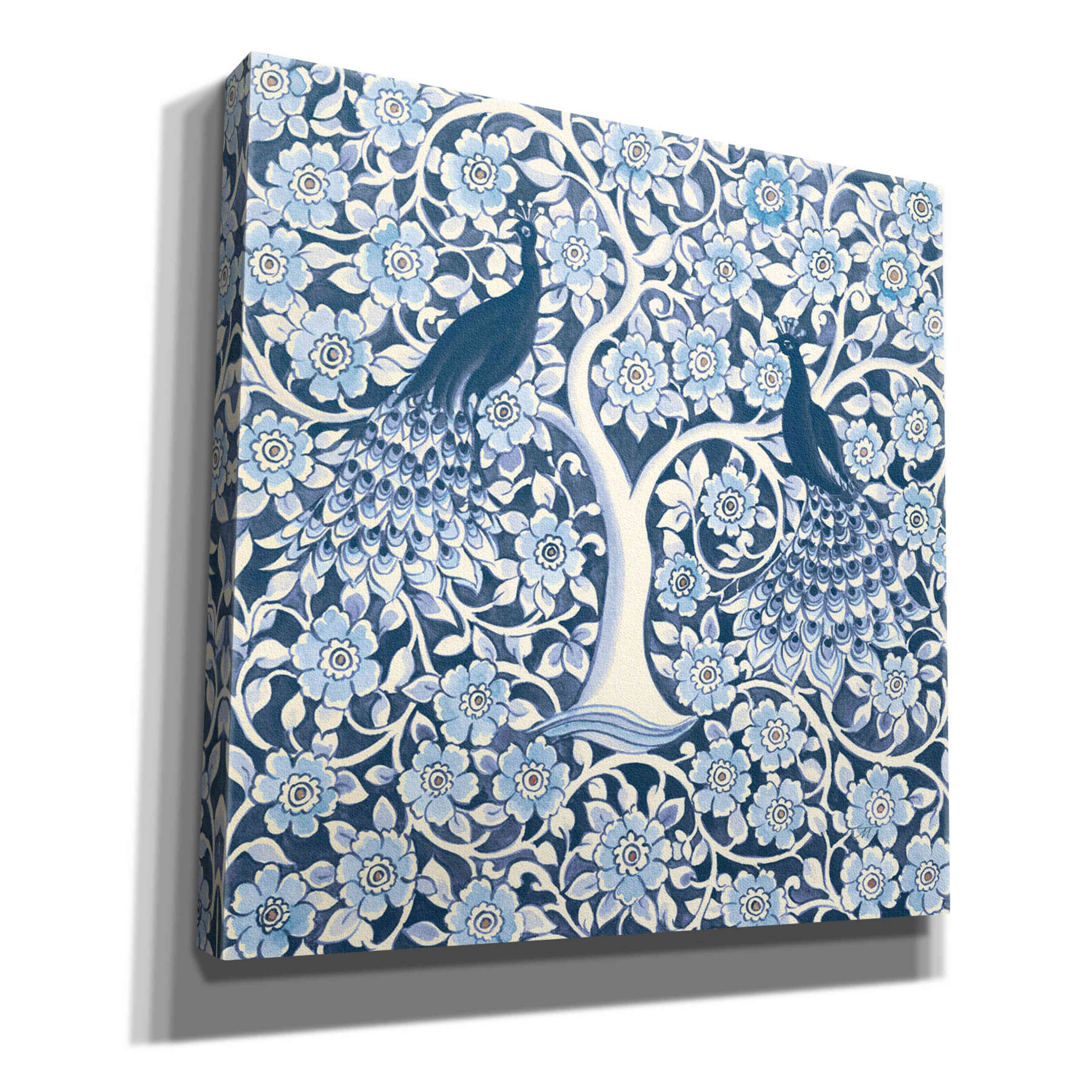 'Peacock Garden VII v2' by Miranda Thomas, Giclee Canvas Wall Art
