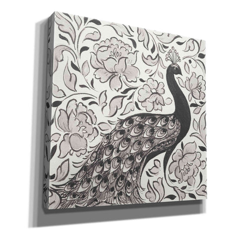 Image of 'Peacock Garden IV BW' by Miranda Thomas, Giclee Canvas Wall Art