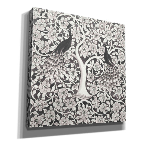 Image of 'Peacock Garden VII BW' by Miranda Thomas, Giclee Canvas Wall Art