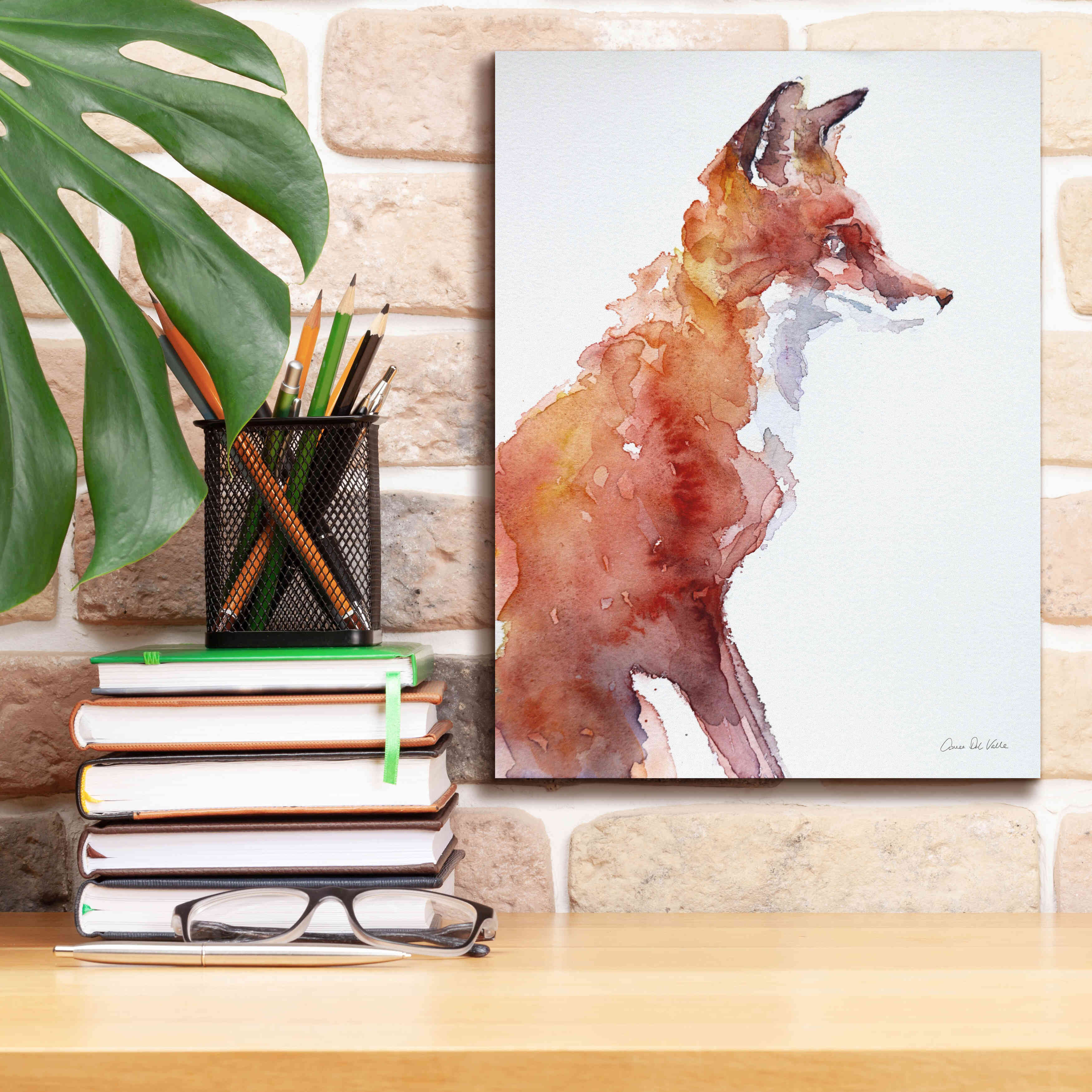 'Sly As A Fox' by Alan Majchrowicz, Giclee Canvas Wall Art,12x16