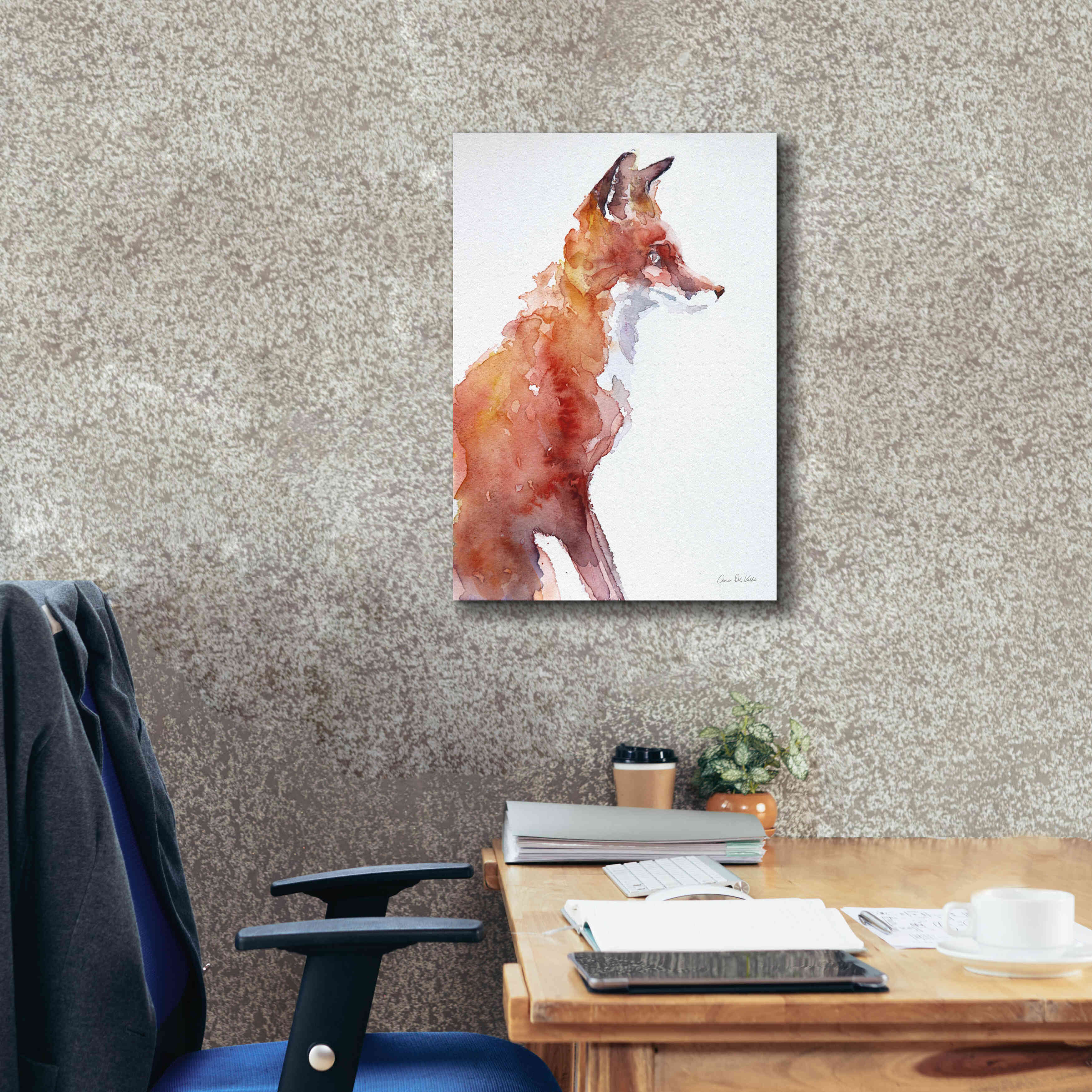 'Sly As A Fox' by Alan Majchrowicz, Giclee Canvas Wall Art,18x26
