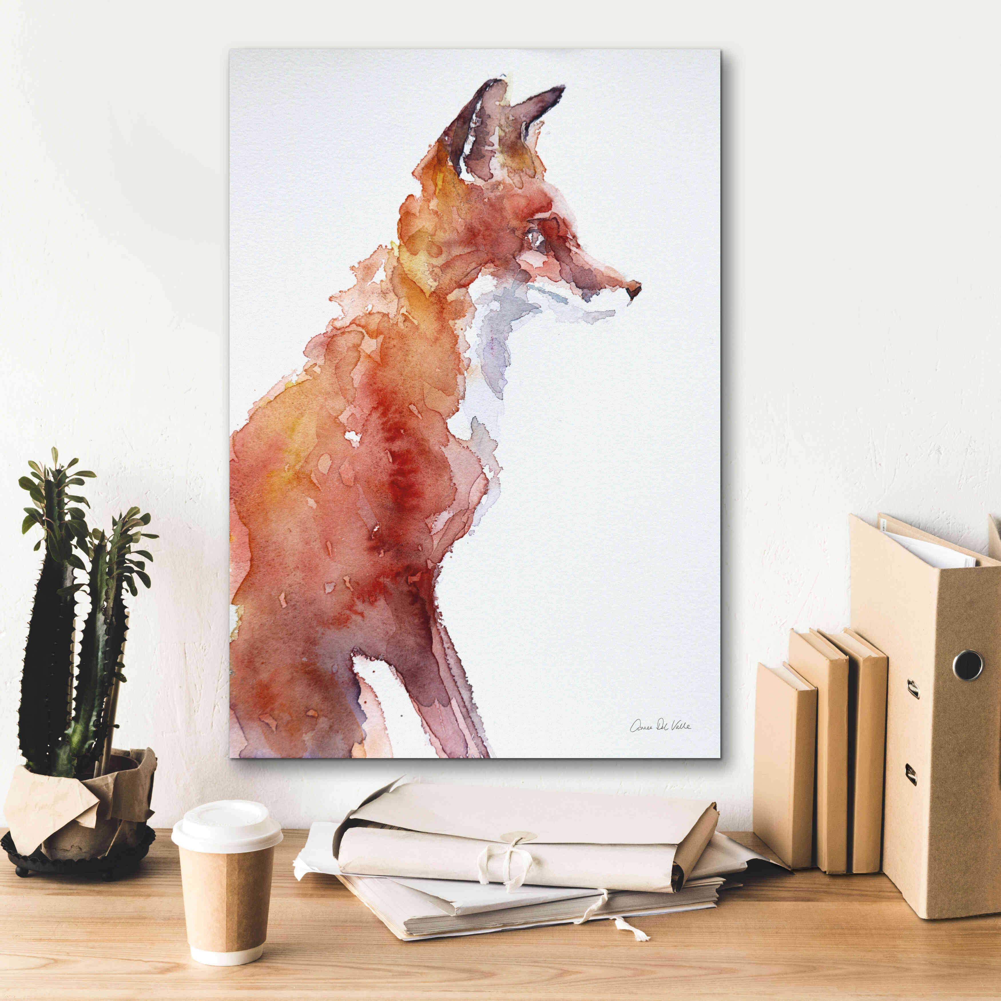 'Sly As A Fox' by Alan Majchrowicz, Giclee Canvas Wall Art,18x26