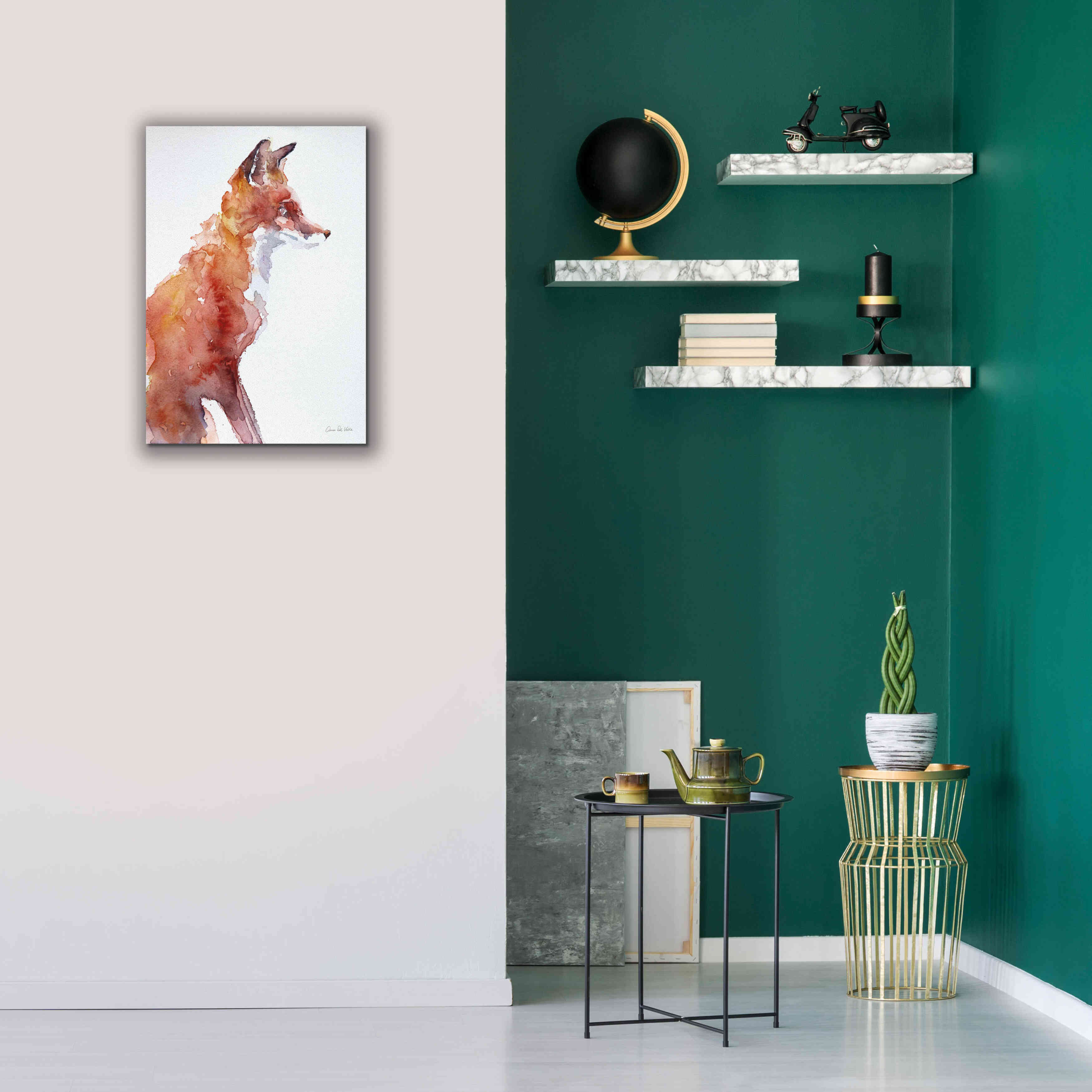 'Sly As A Fox' by Alan Majchrowicz, Giclee Canvas Wall Art,18x26