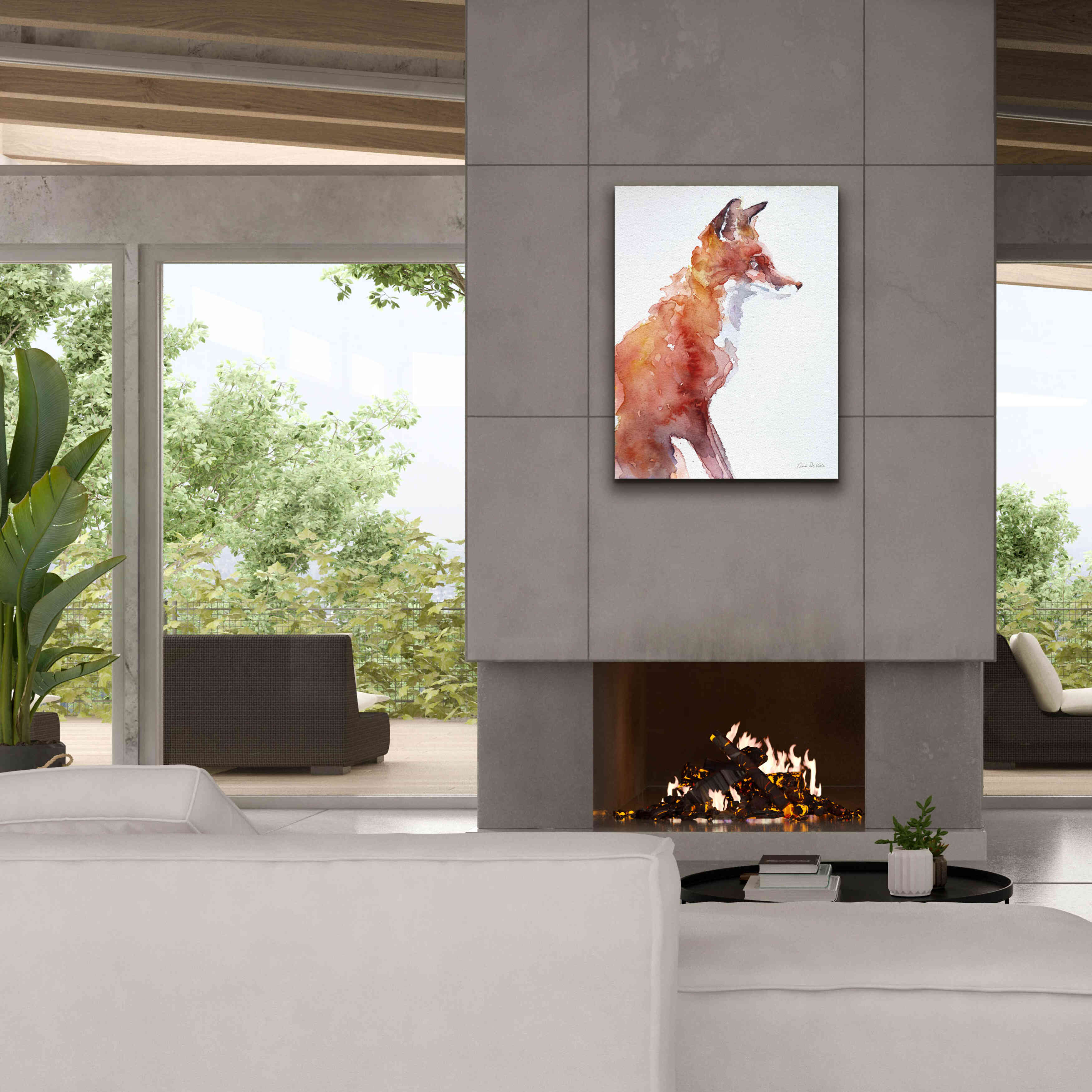 'Sly As A Fox' by Alan Majchrowicz, Giclee Canvas Wall Art,26x34