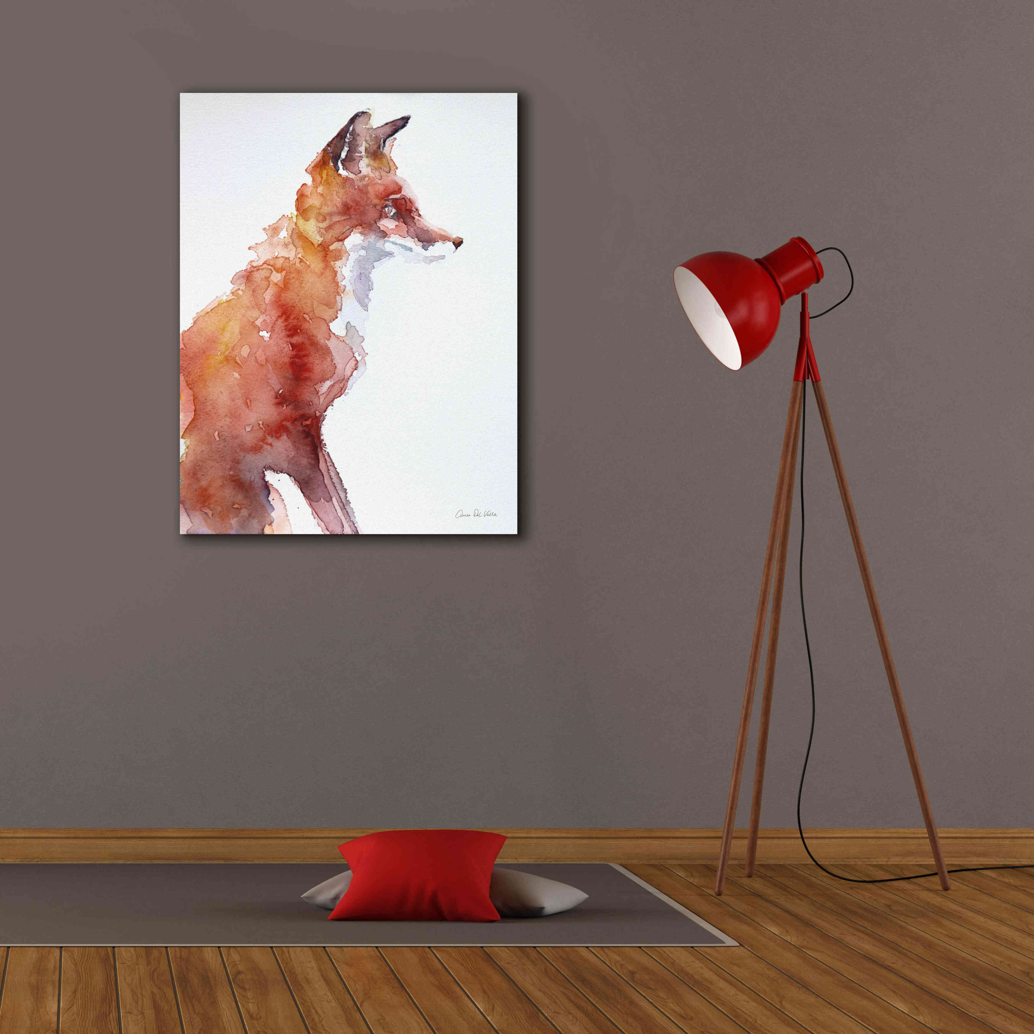 'Sly As A Fox' by Alan Majchrowicz, Giclee Canvas Wall Art,26x34