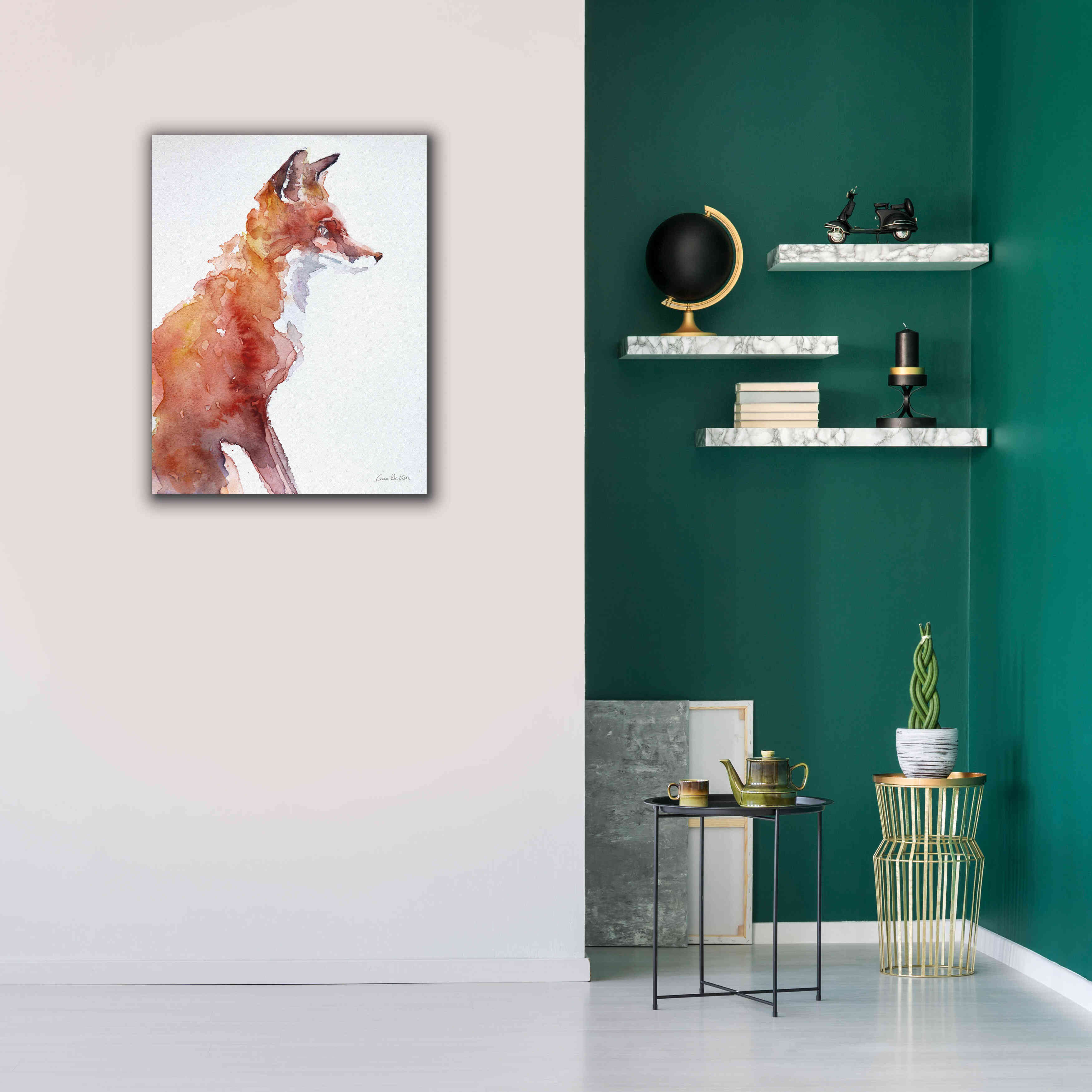'Sly As A Fox' by Alan Majchrowicz, Giclee Canvas Wall Art,26x34