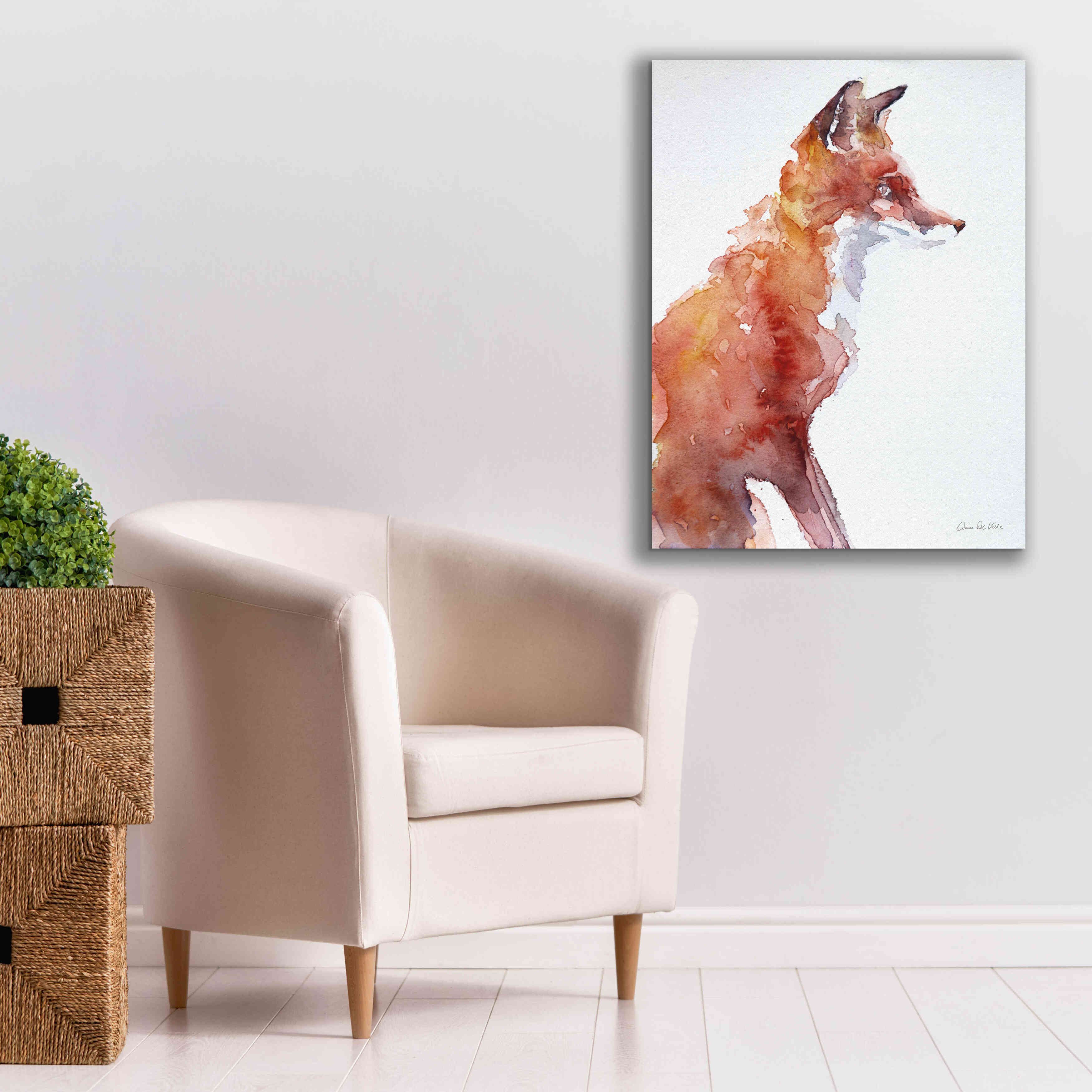 'Sly As A Fox' by Alan Majchrowicz, Giclee Canvas Wall Art,26x34