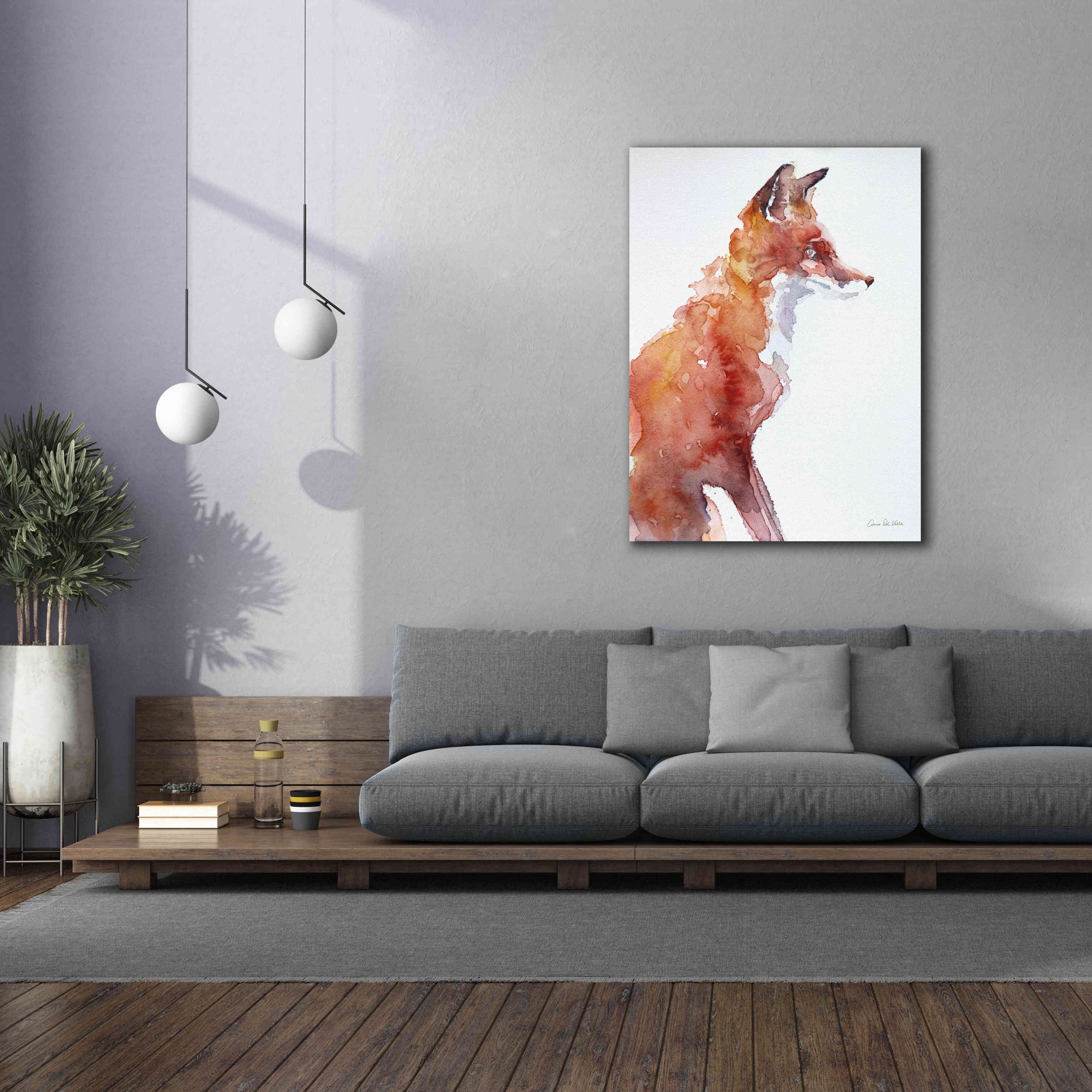 'Sly As A Fox' by Alan Majchrowicz, Giclee Canvas Wall Art,40x54