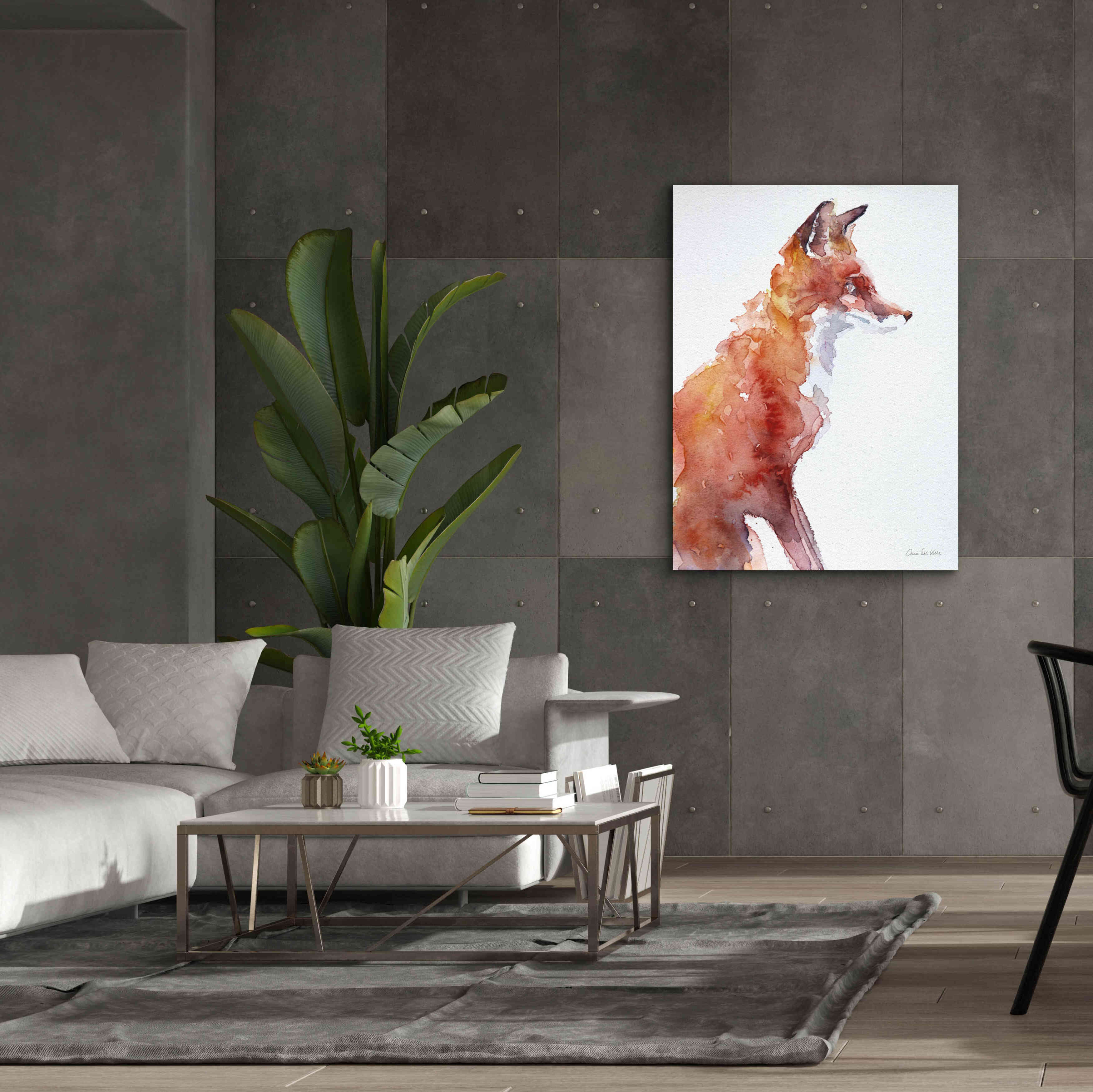 'Sly As A Fox' by Alan Majchrowicz, Giclee Canvas Wall Art,40x54