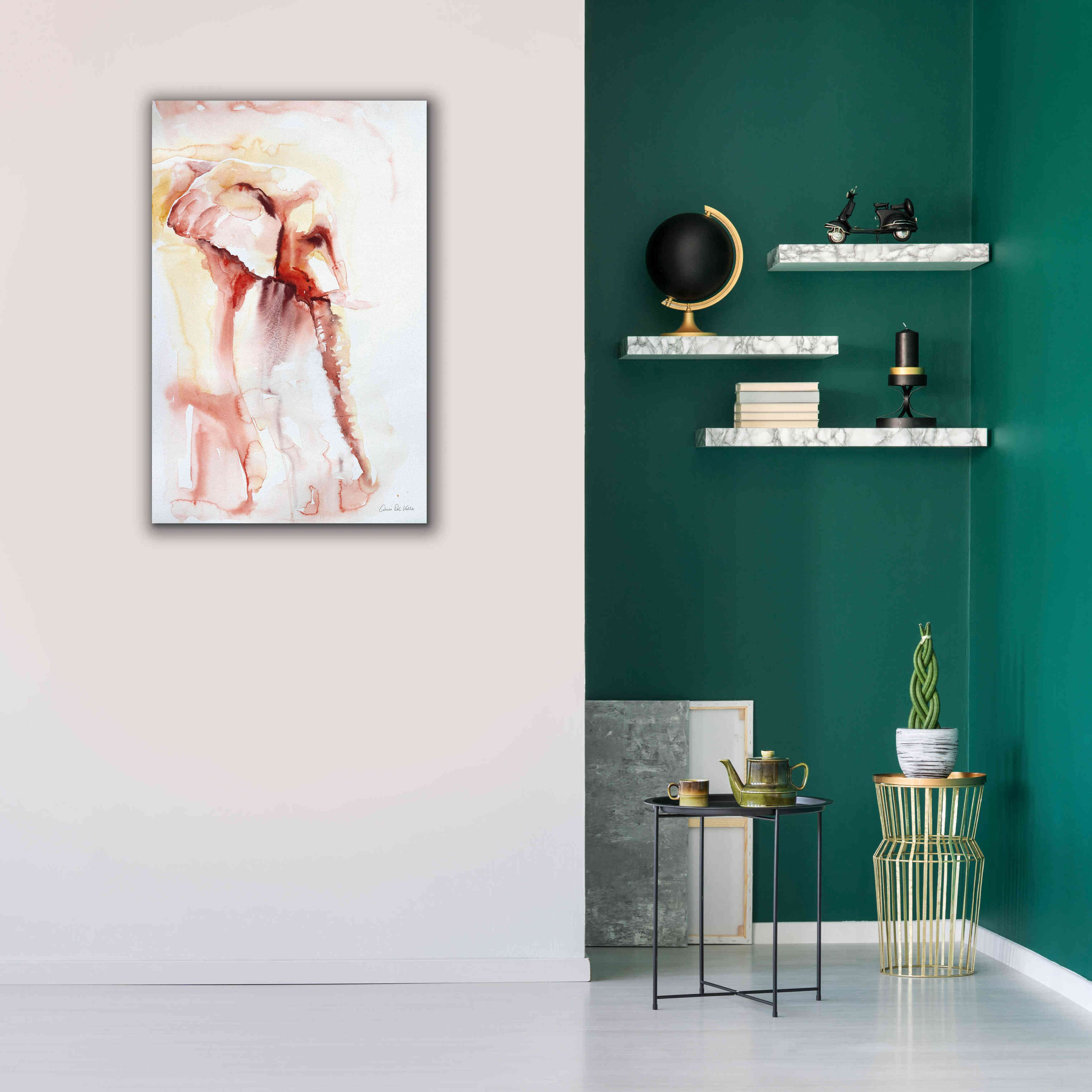 'African Elephant' by Alan Majchrowicz, Giclee Canvas Wall Art,26x40