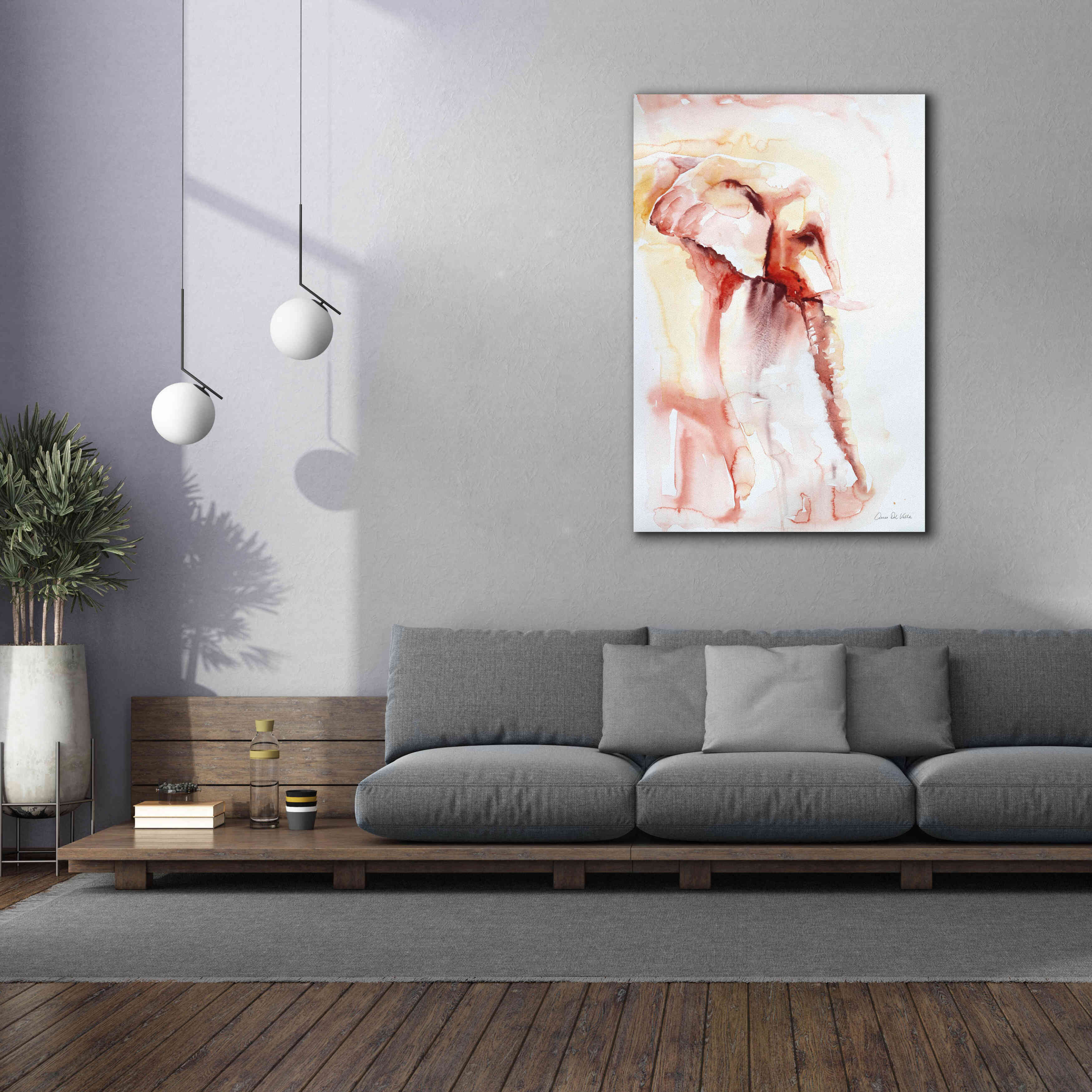 'African Elephant' by Alan Majchrowicz, Giclee Canvas Wall Art,40x60