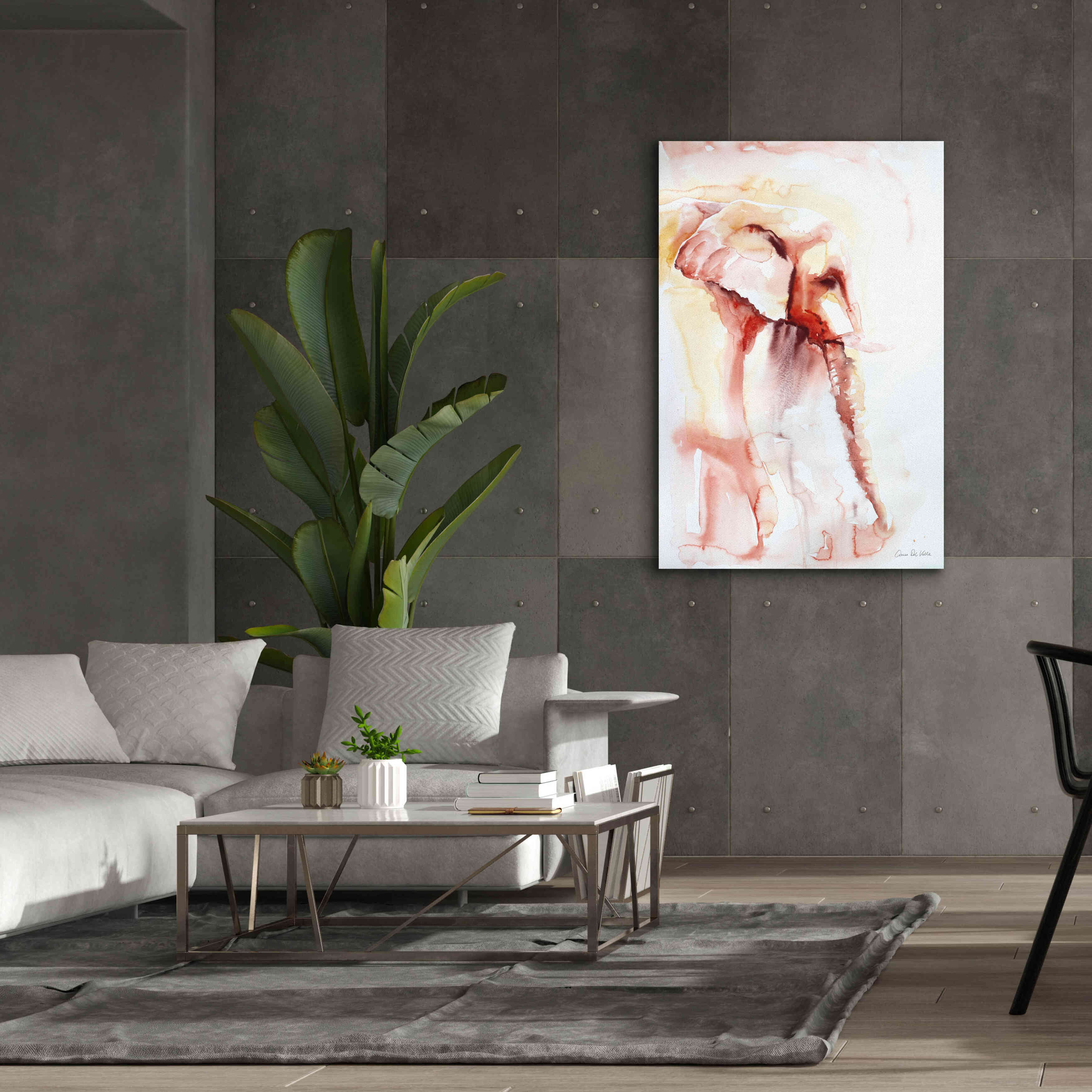 'African Elephant' by Alan Majchrowicz, Giclee Canvas Wall Art,40x60