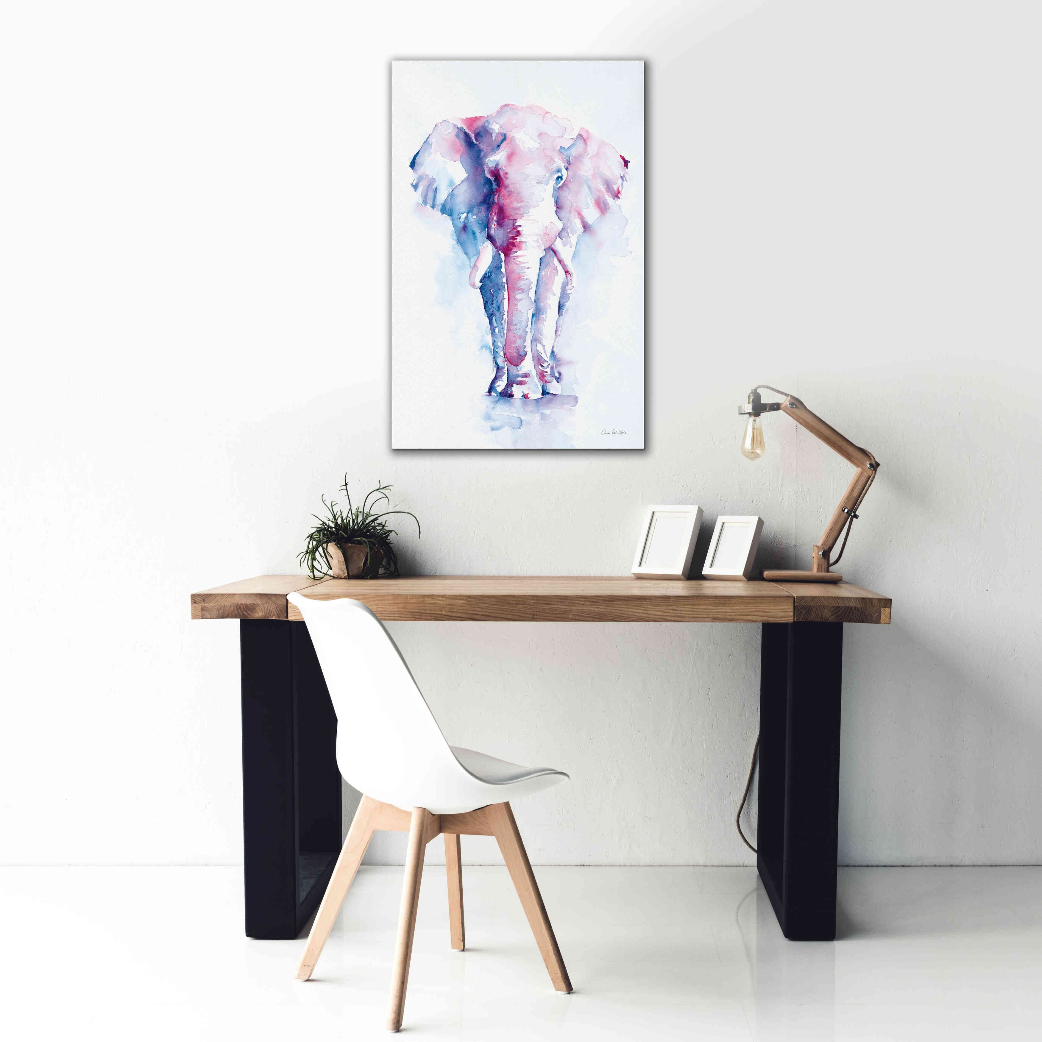 'An Elephant Never Forgets' by Alan Majchrowicz, Giclee Canvas Wall Art,26x40