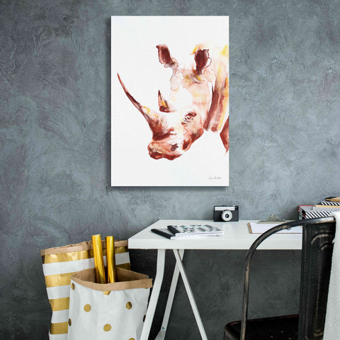 Image of 'Rhino' by Alan Majchrowicz, Giclee Canvas Wall Art,18x26