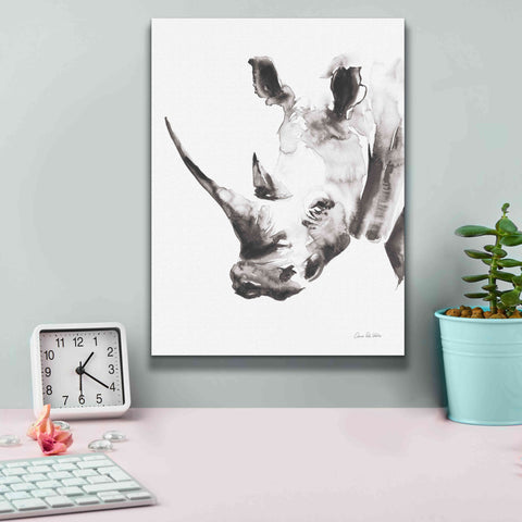 Image of 'Rhino Gray' by Alan Majchrowicz, Giclee Canvas Wall Art,12x16