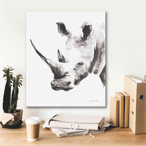 Image of 'Rhino Gray' by Alan Majchrowicz, Giclee Canvas Wall Art,20x24