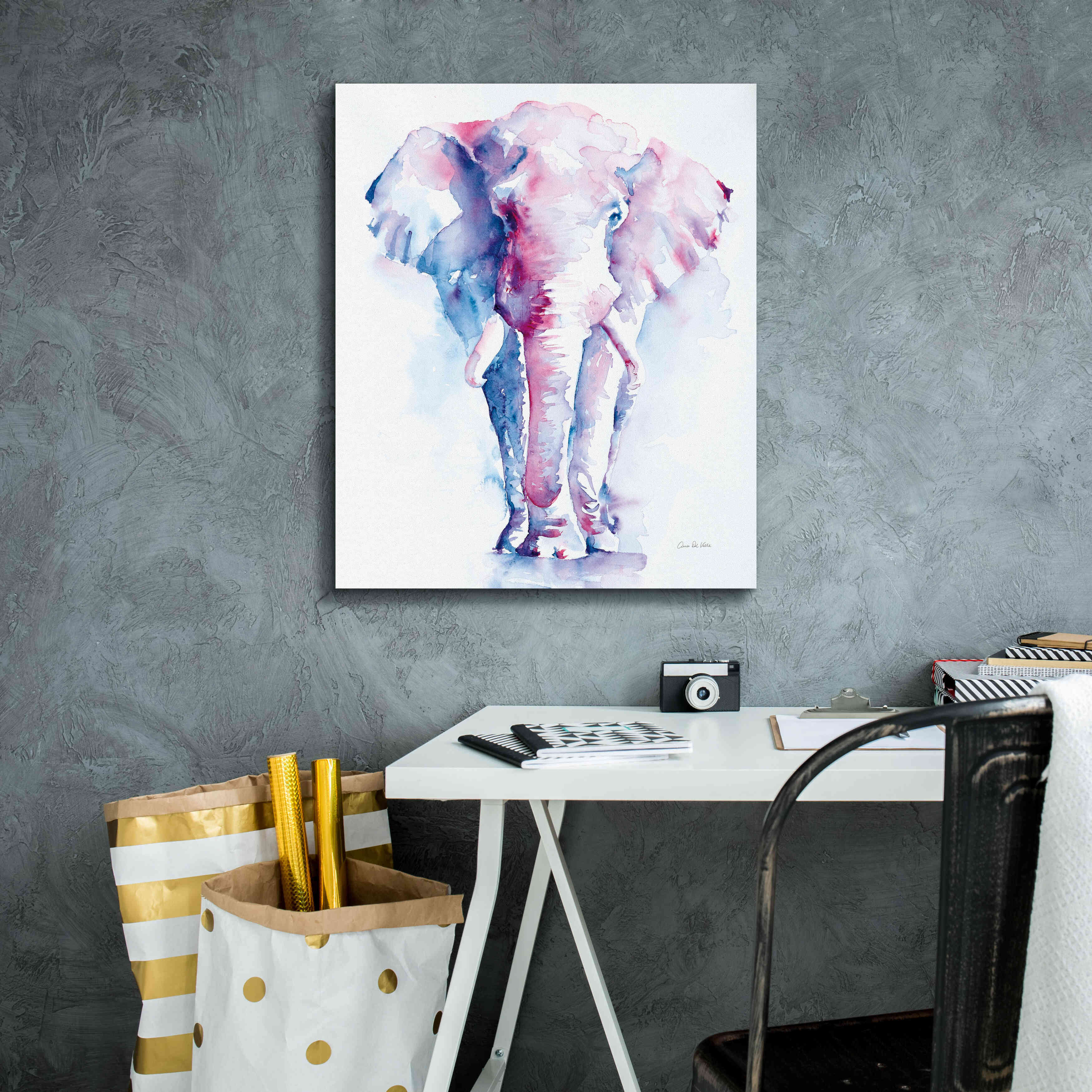 'An Elephant Never Forgets V2' by Alan Majchrowicz, Giclee Canvas Wall Art,20x24