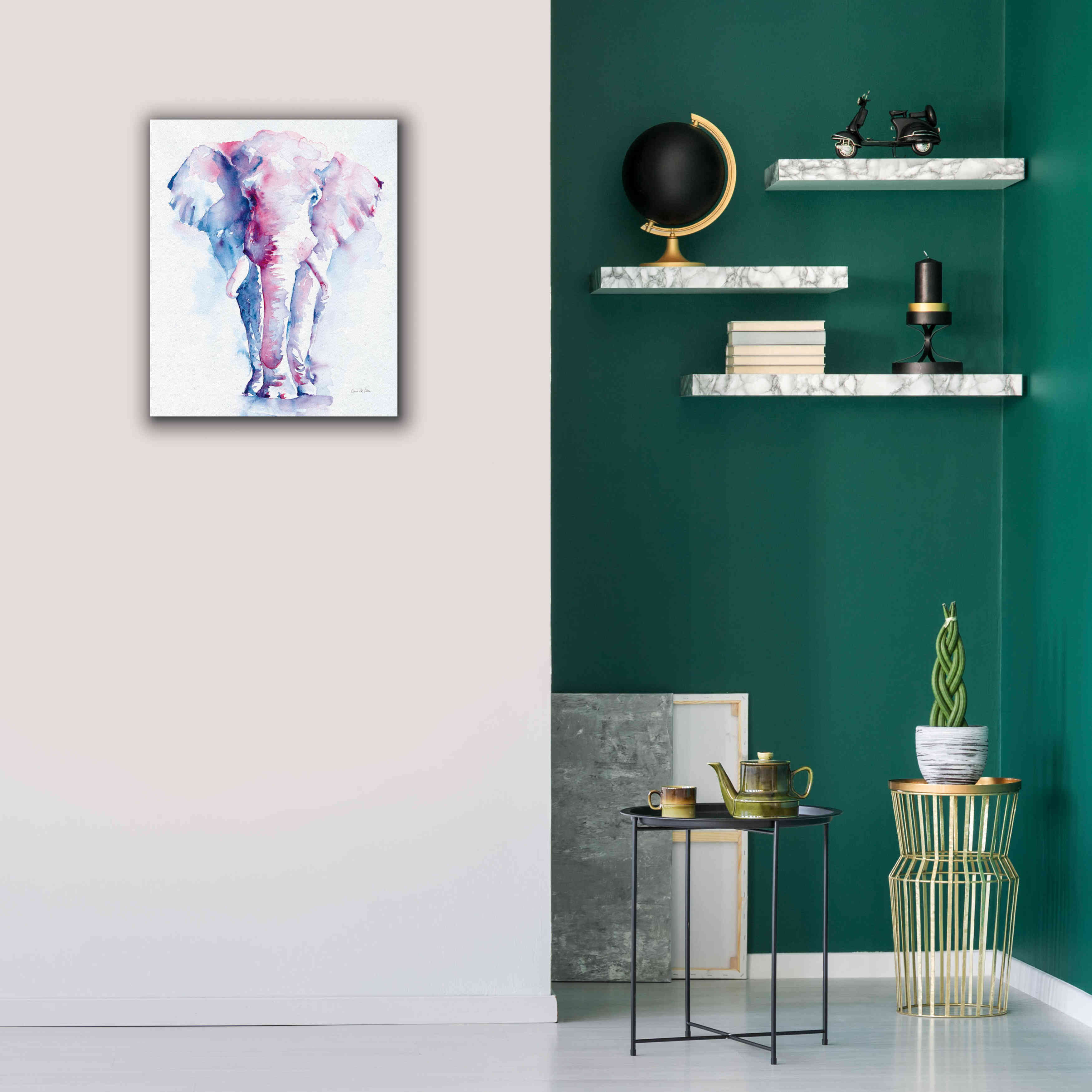 'An Elephant Never Forgets V2' by Alan Majchrowicz, Giclee Canvas Wall Art,20x24