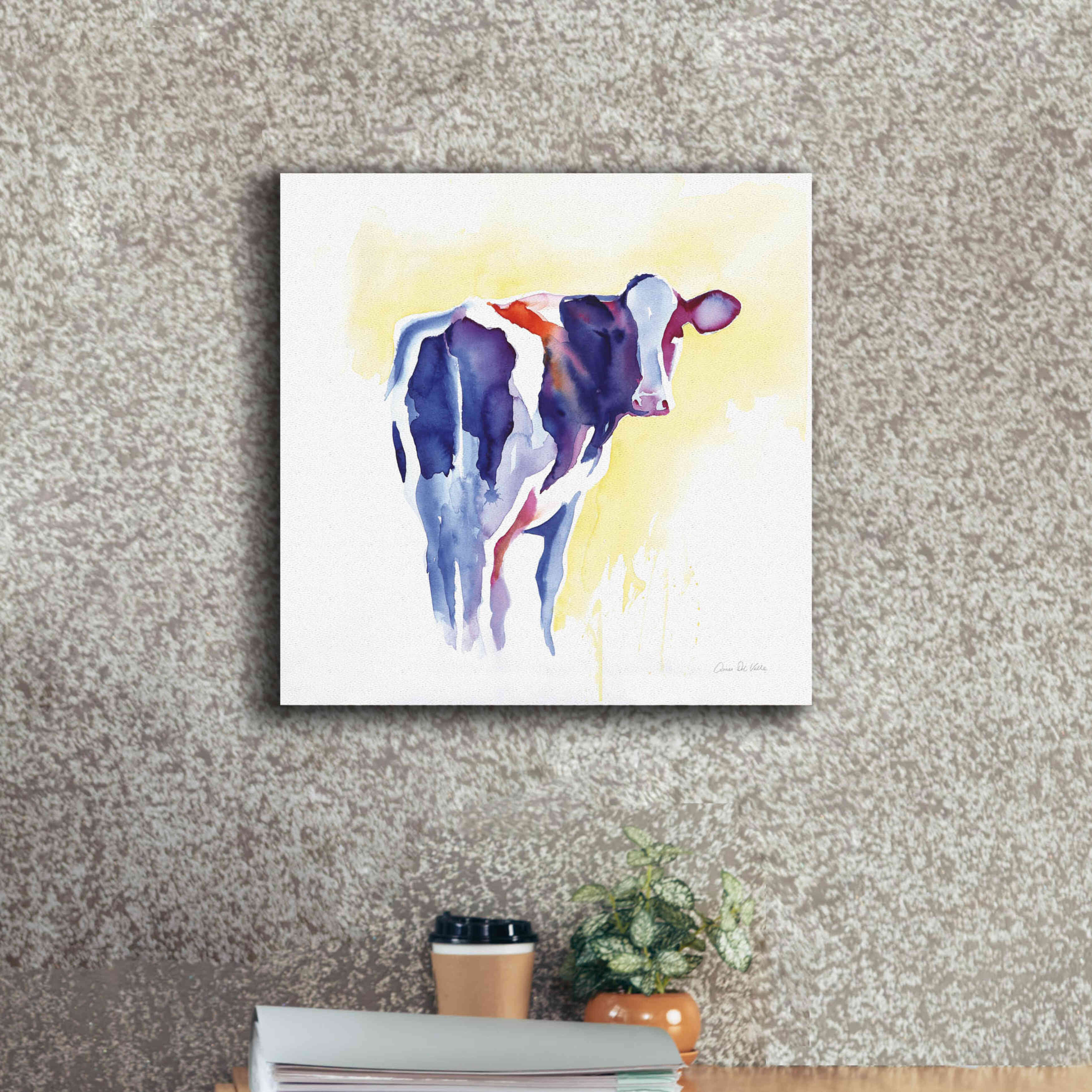 'Holstein I' by Alan Majchrowicz, Giclee Canvas Wall Art,18x18