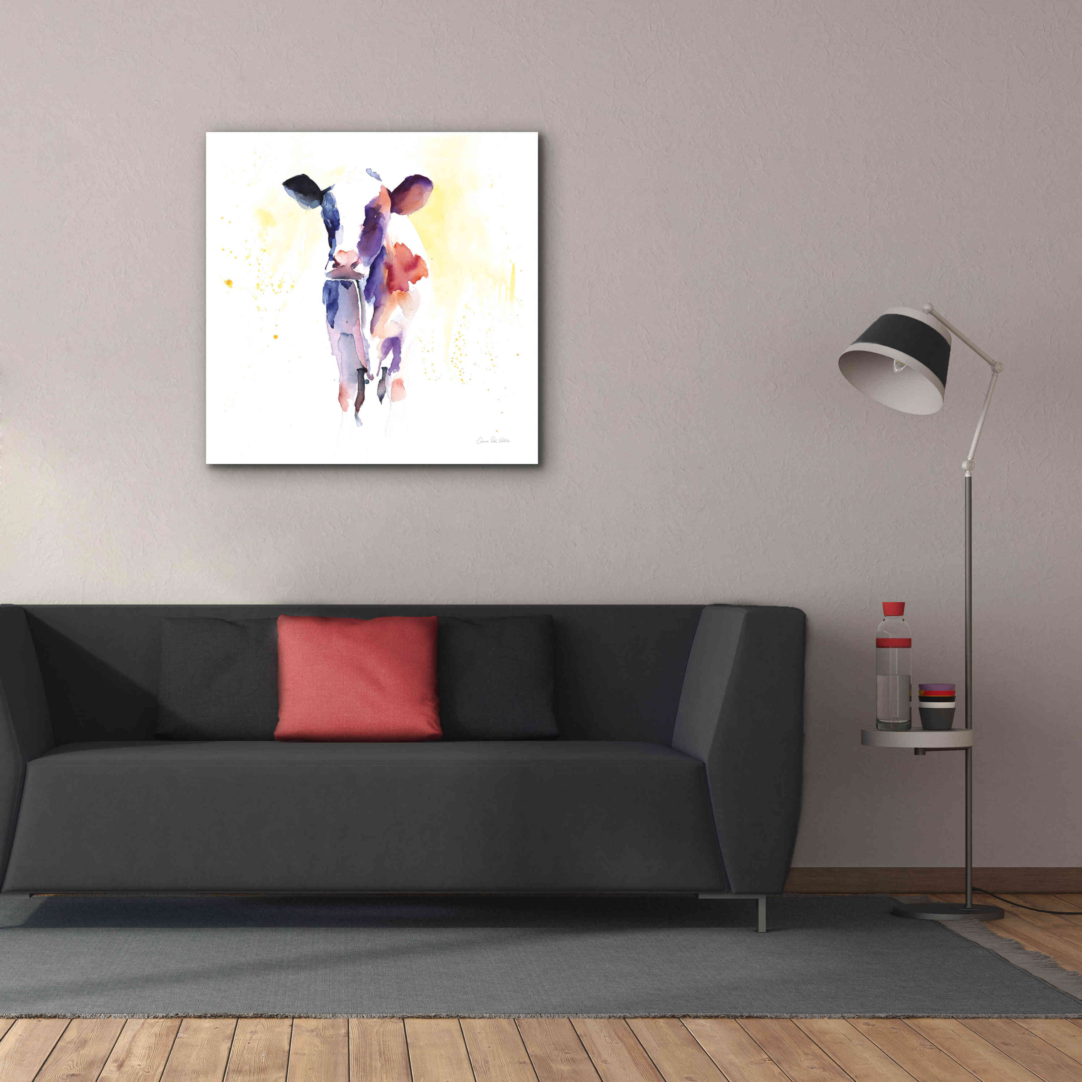 'Holstein II' by Alan Majchrowicz, Giclee Canvas Wall Art,37x37