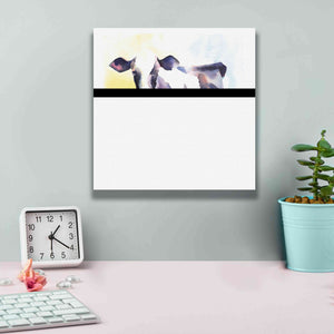 'Holstein IV' by Alan Majchrowicz, Giclee Canvas Wall Art,12x12