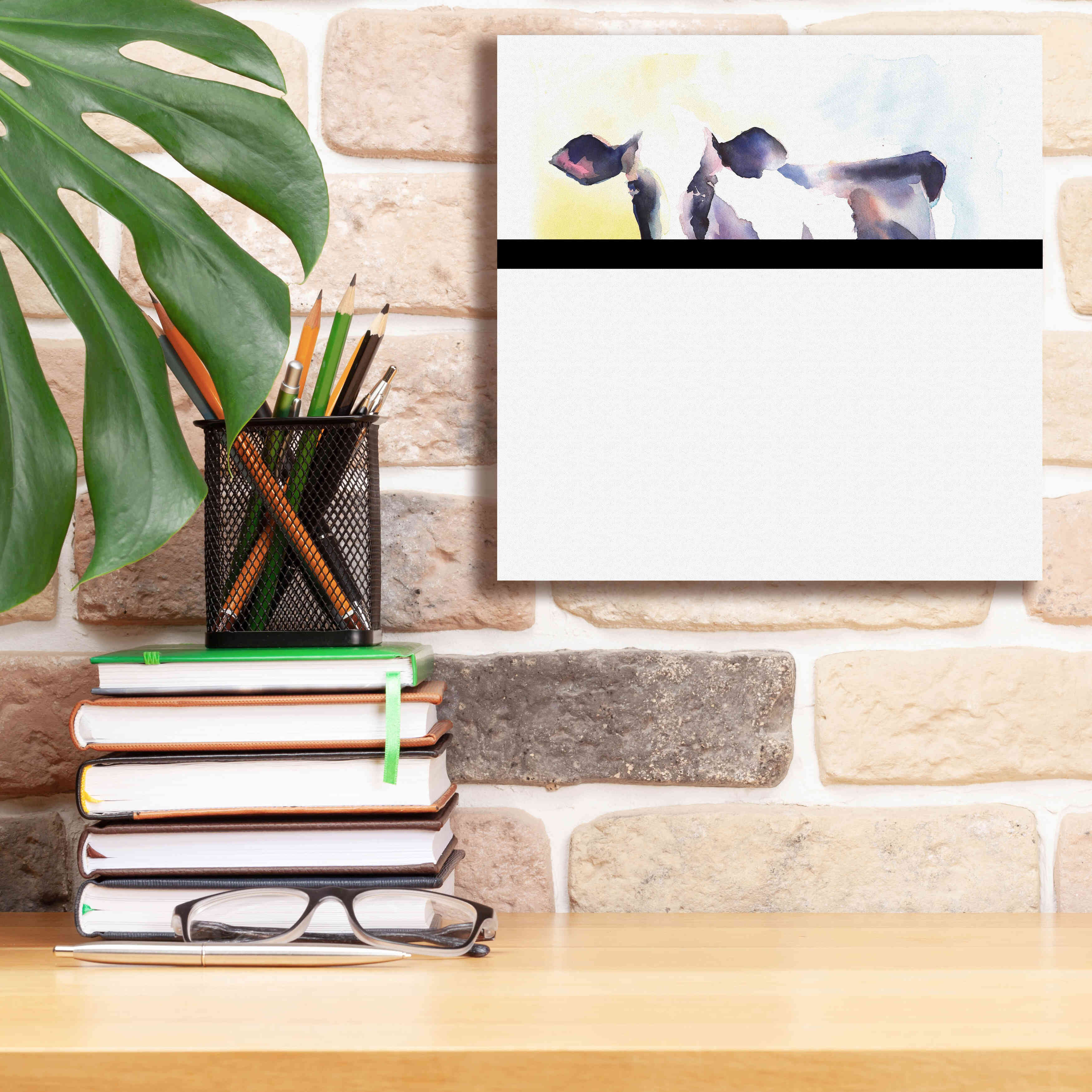 'Holstein IV' by Alan Majchrowicz, Giclee Canvas Wall Art,12x12