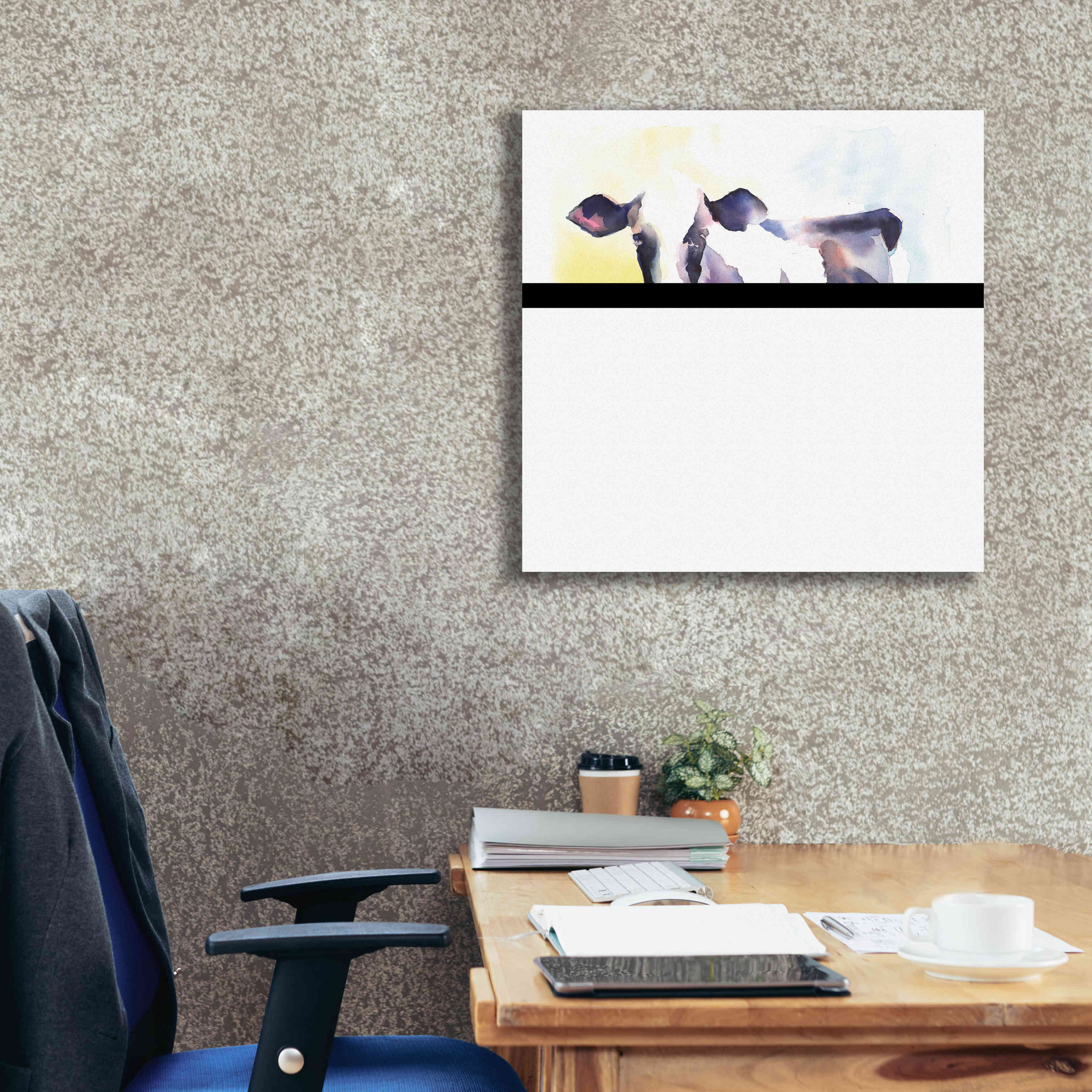 'Holstein IV' by Alan Majchrowicz, Giclee Canvas Wall Art,26x26