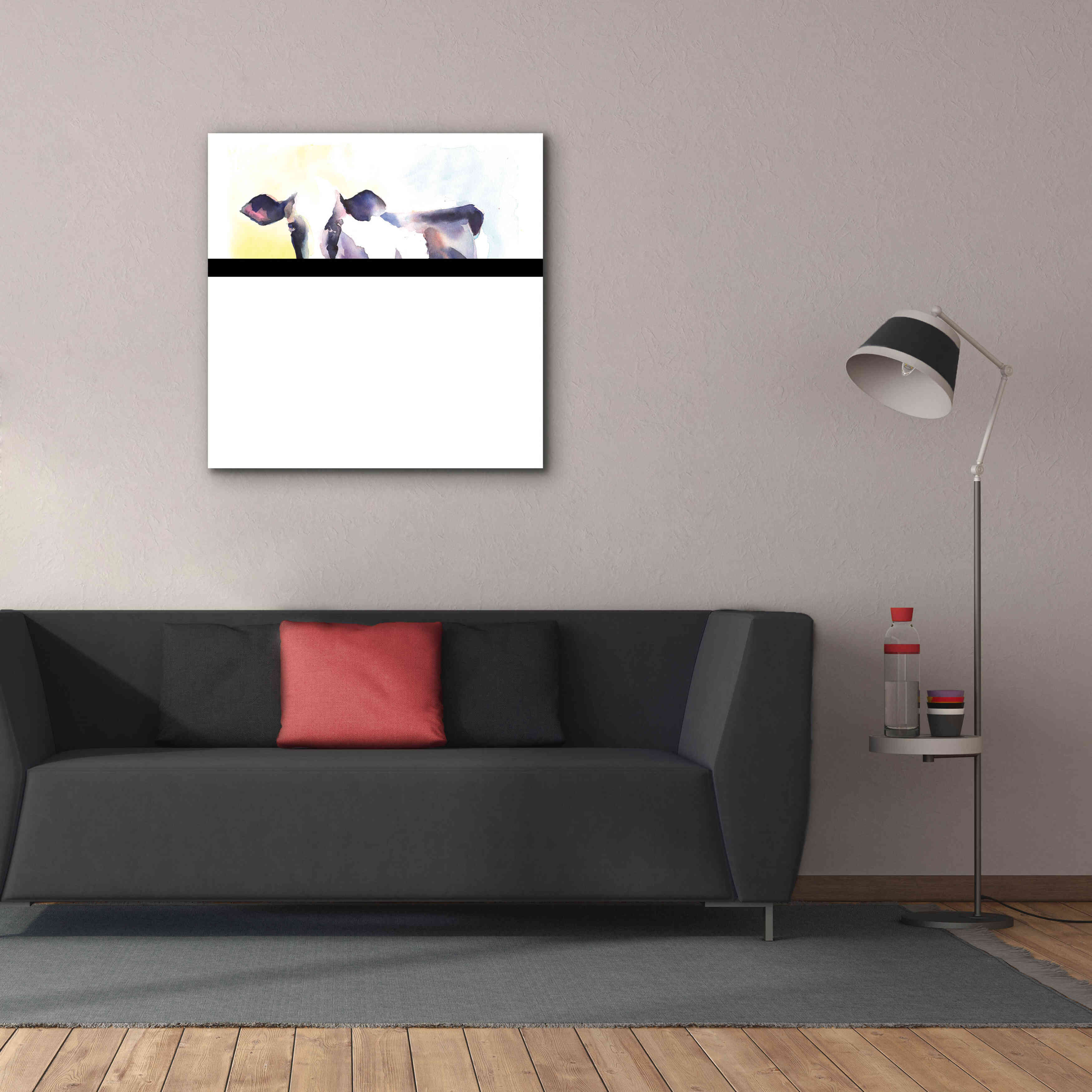 'Holstein IV' by Alan Majchrowicz, Giclee Canvas Wall Art,37x37