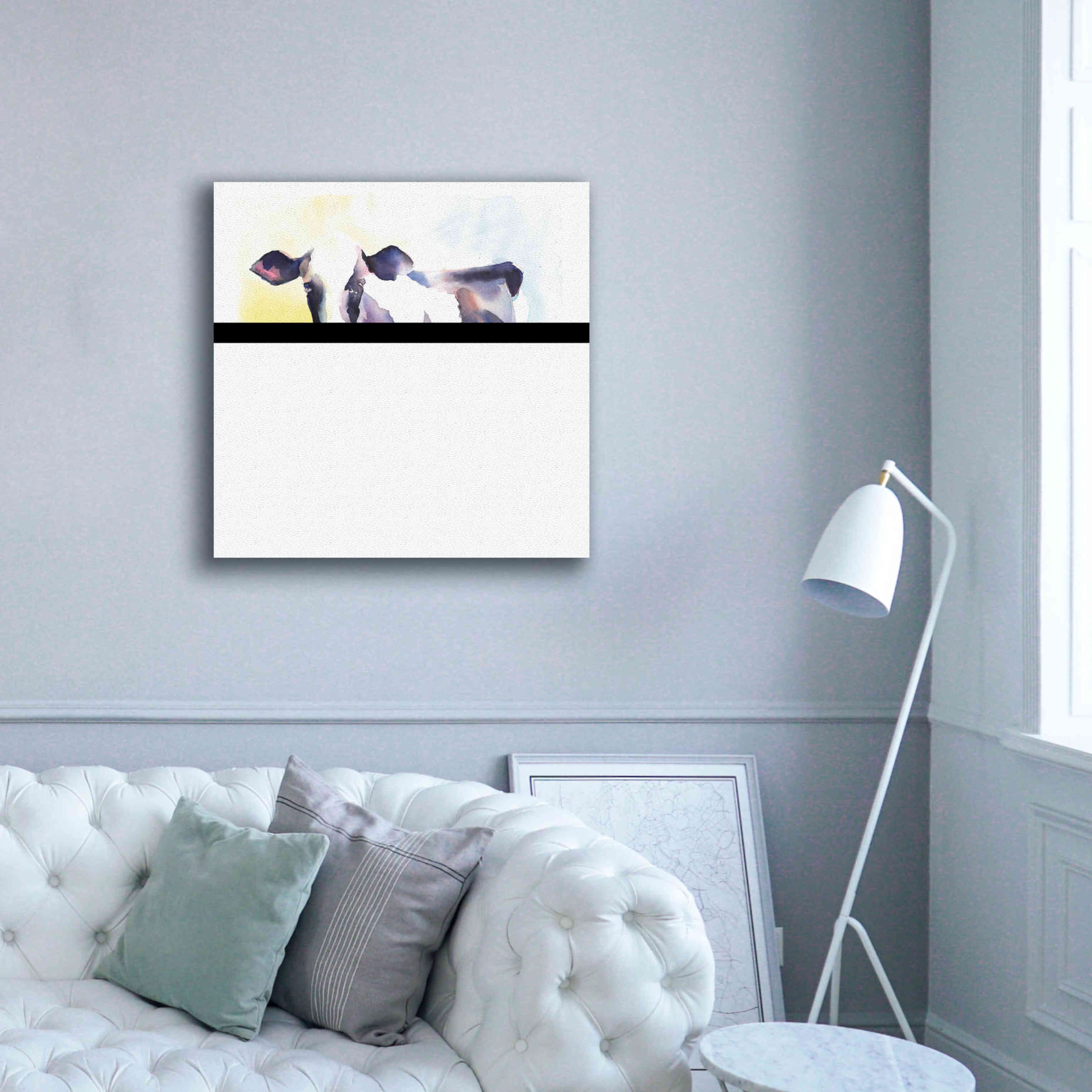 'Holstein IV' by Alan Majchrowicz, Giclee Canvas Wall Art,37x37